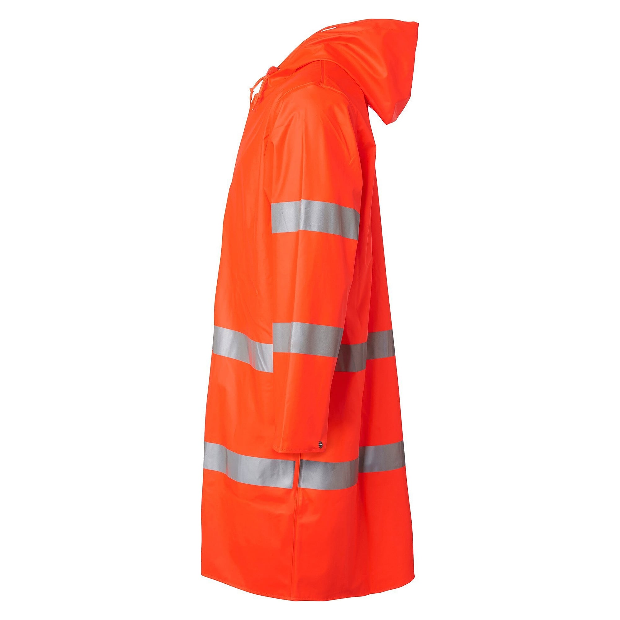 Manteau de pluie haute visibilité 100 cm, EN ISO 20471 classe 3, orange fluorescent - Top Swede 1000993811
