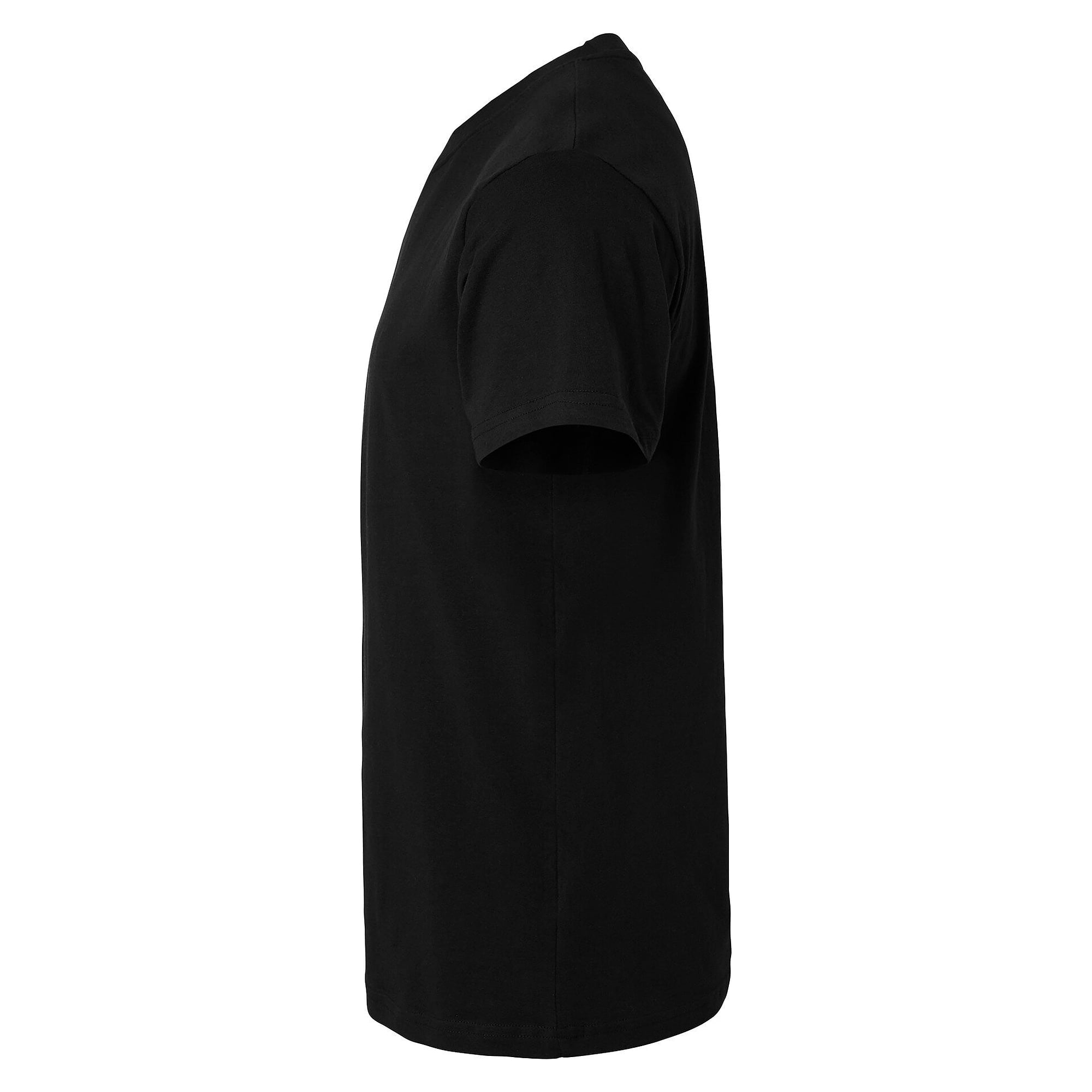 T-shirt 239 unisexe en coton peigné, tricoté en tube, aucune couture sur les côtés, noir - Top Swede 1001298001