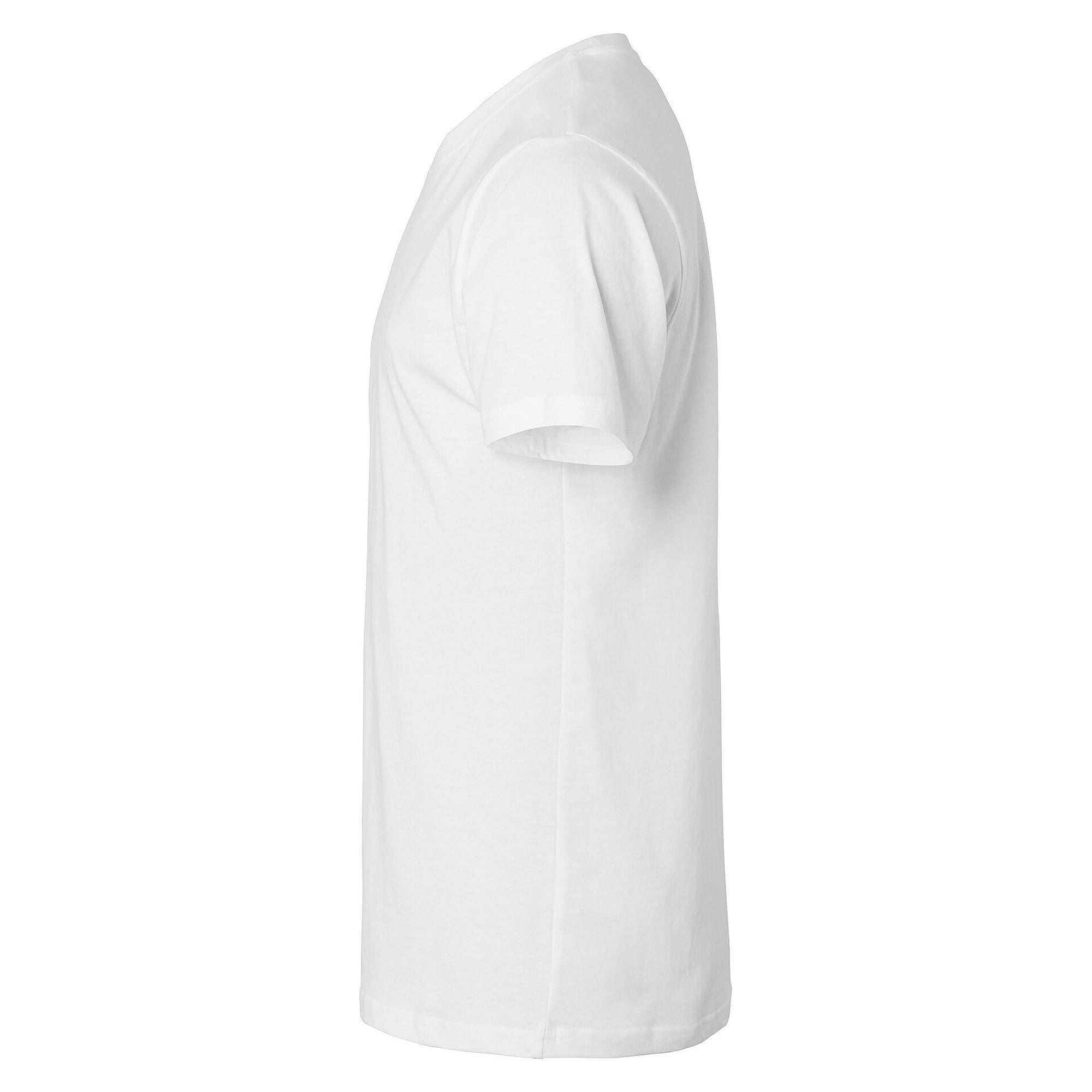 T-shirt 239 unisexe en coton peigné, tricoté en tube, aucune couture sur les côtés, blanc - Top Swede 1001298101