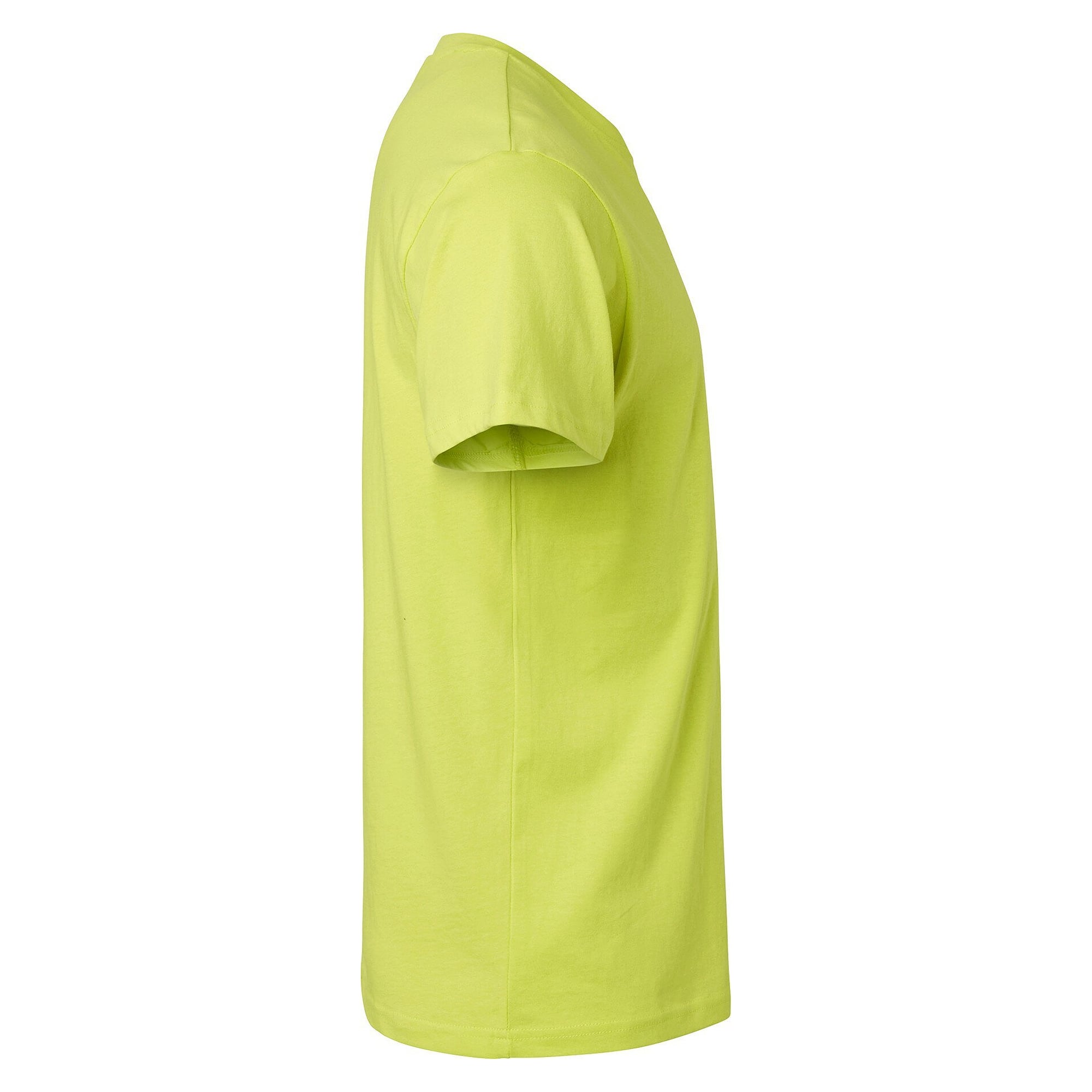 T-Shirt 239 Unisex aus gekämmter Baumwolle, rundgestrickt ohne Seitennähte, lime - Top Swede 1001298319