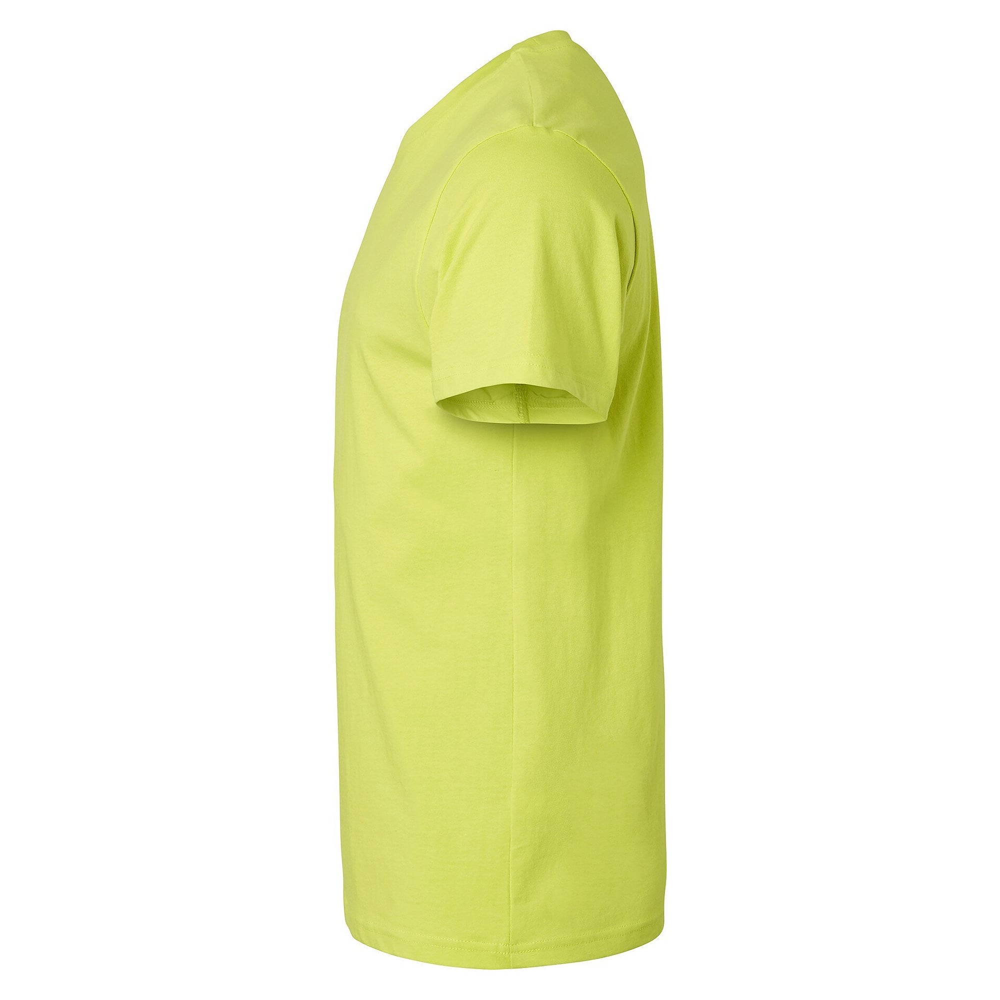 T-Shirt 239 Unisex aus gekämmter Baumwolle, rundgestrickt ohne Seitennähte, lime - Top Swede 1001298319
