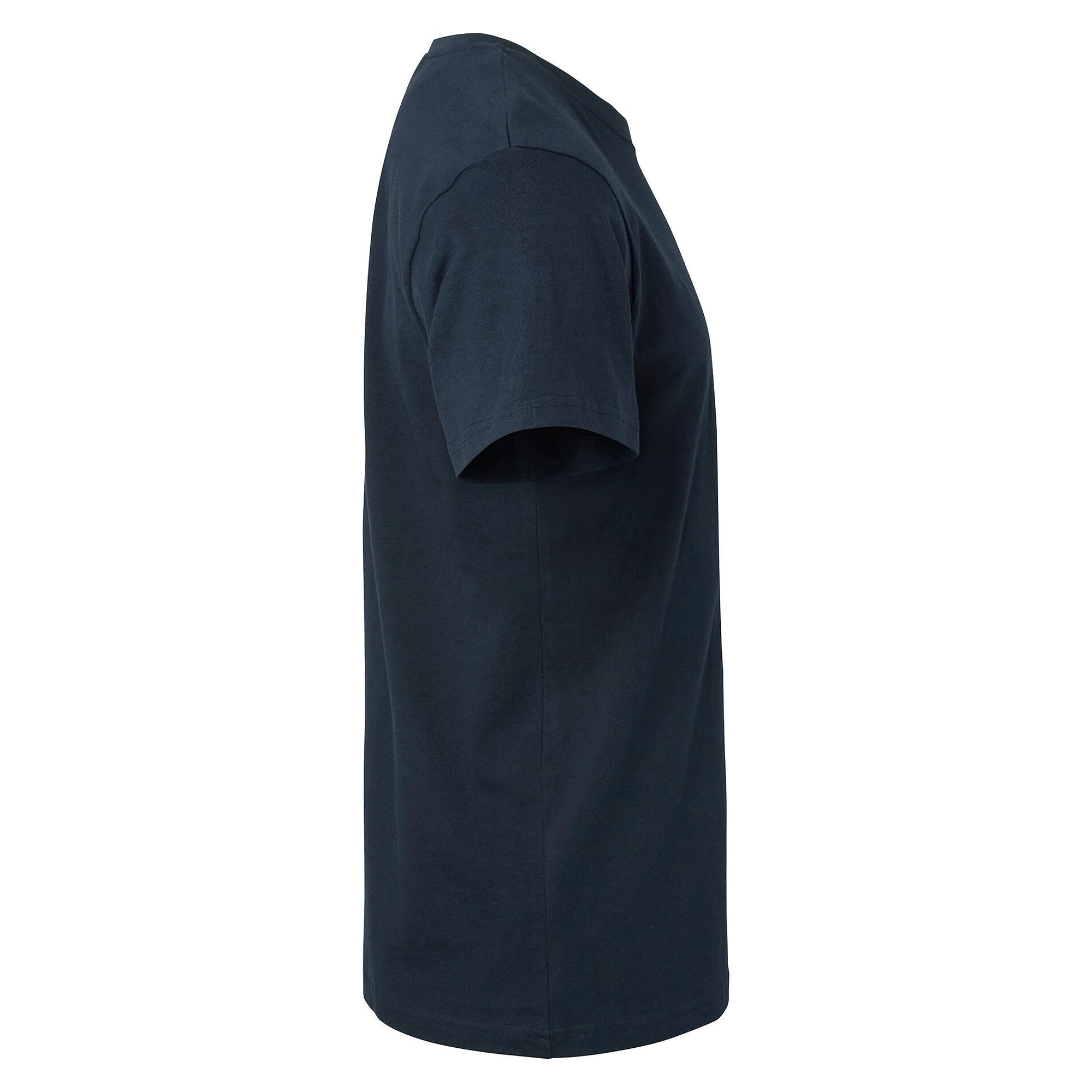 T-Shirt 239 Unisex aus gekämmter Baumwolle, rundgestrickt ohne Seitennähte, navyblau - Top Swede 1001298403