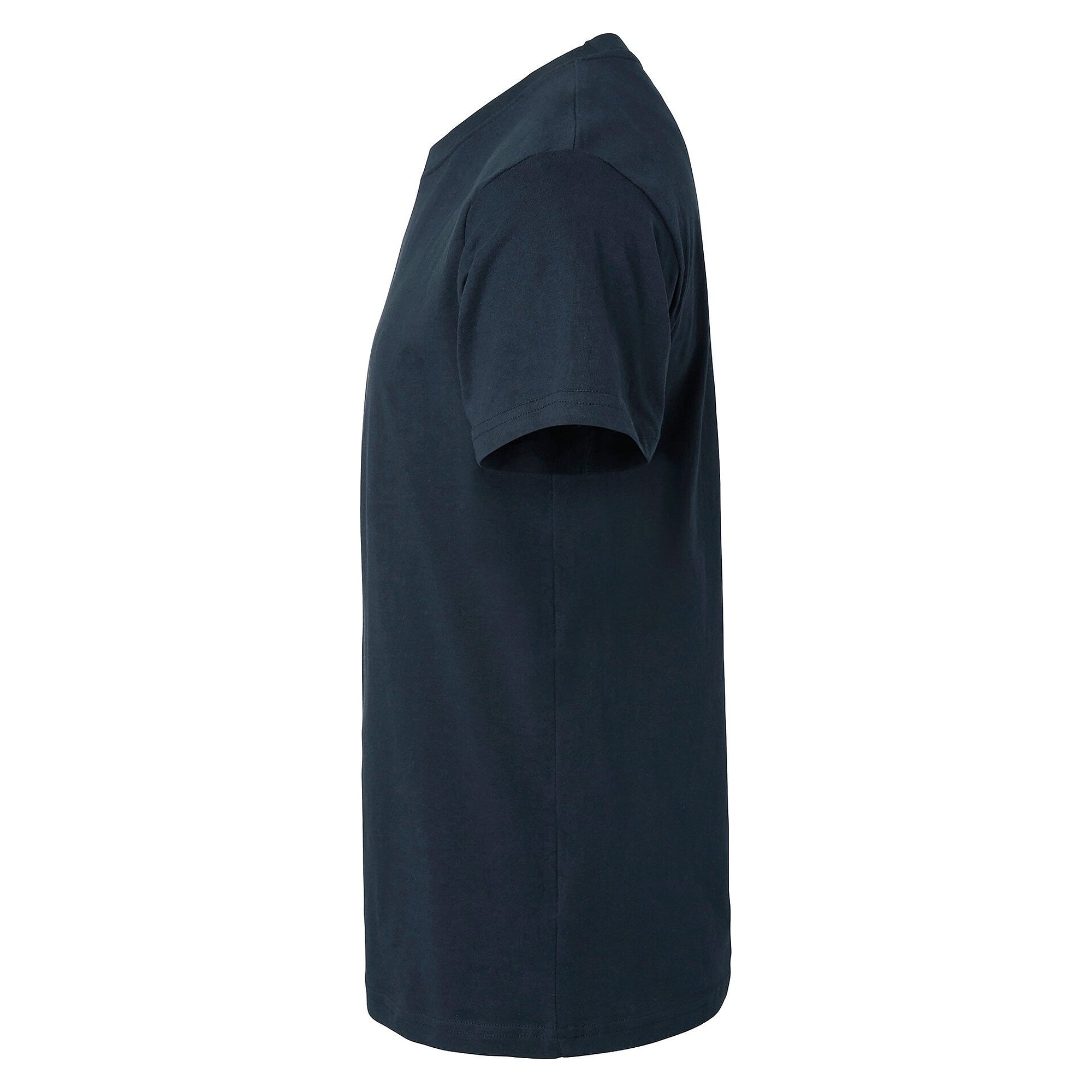T-Shirt 239 Unisex aus gekämmter Baumwolle, rundgestrickt ohne Seitennähte, navyblau - Top Swede 1001298403