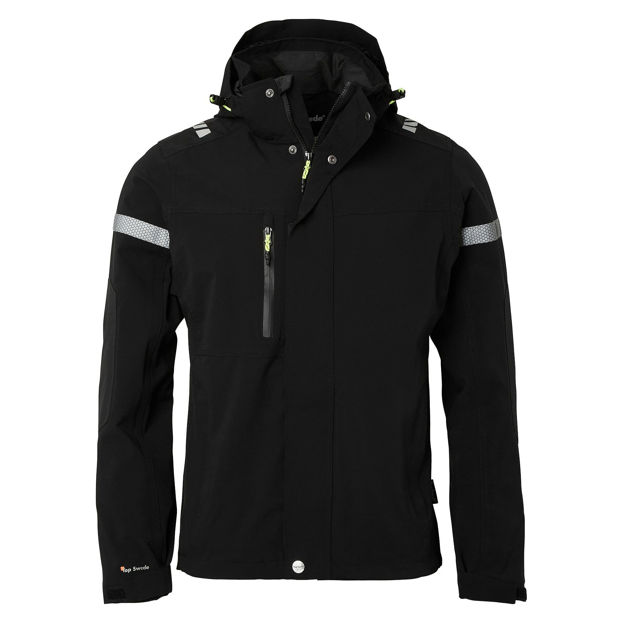 Veste shell 367 unisexe noir, EN 343 classe 3, respirant 8 000 g/m² - Top Swede 1001323001