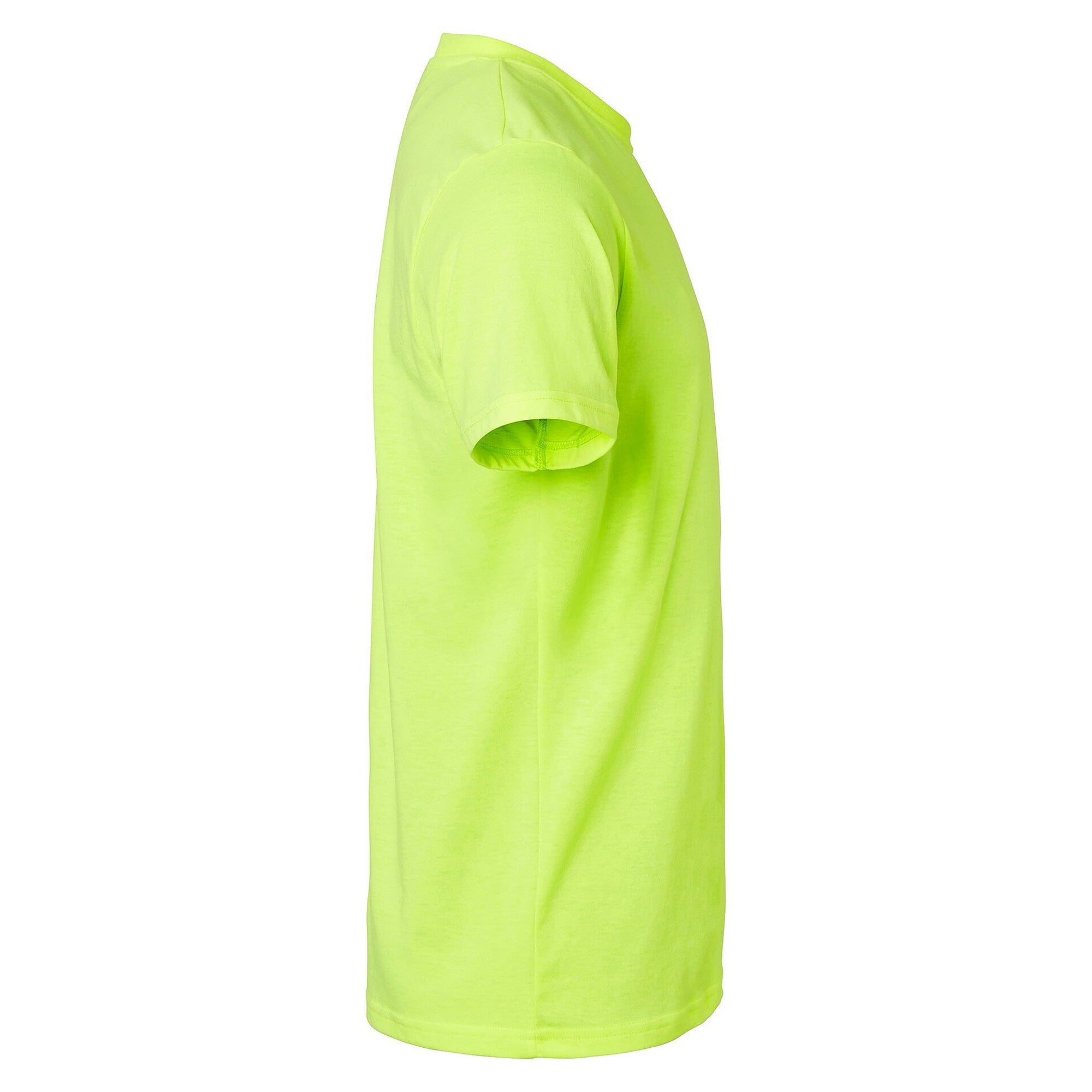 T-shirt 239 in high-visibility colour, unisex, tubular-knit combed cotton, fluorescent yellow - Top Swede 1001360712