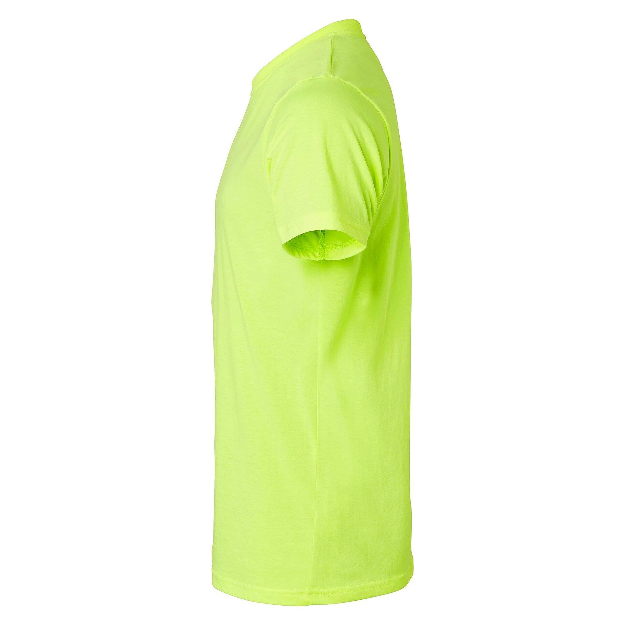 T-shirt 239 in high-visibility colour, unisex, tubular-knit combed cotton, fluorescent yellow - Top Swede 1001360712