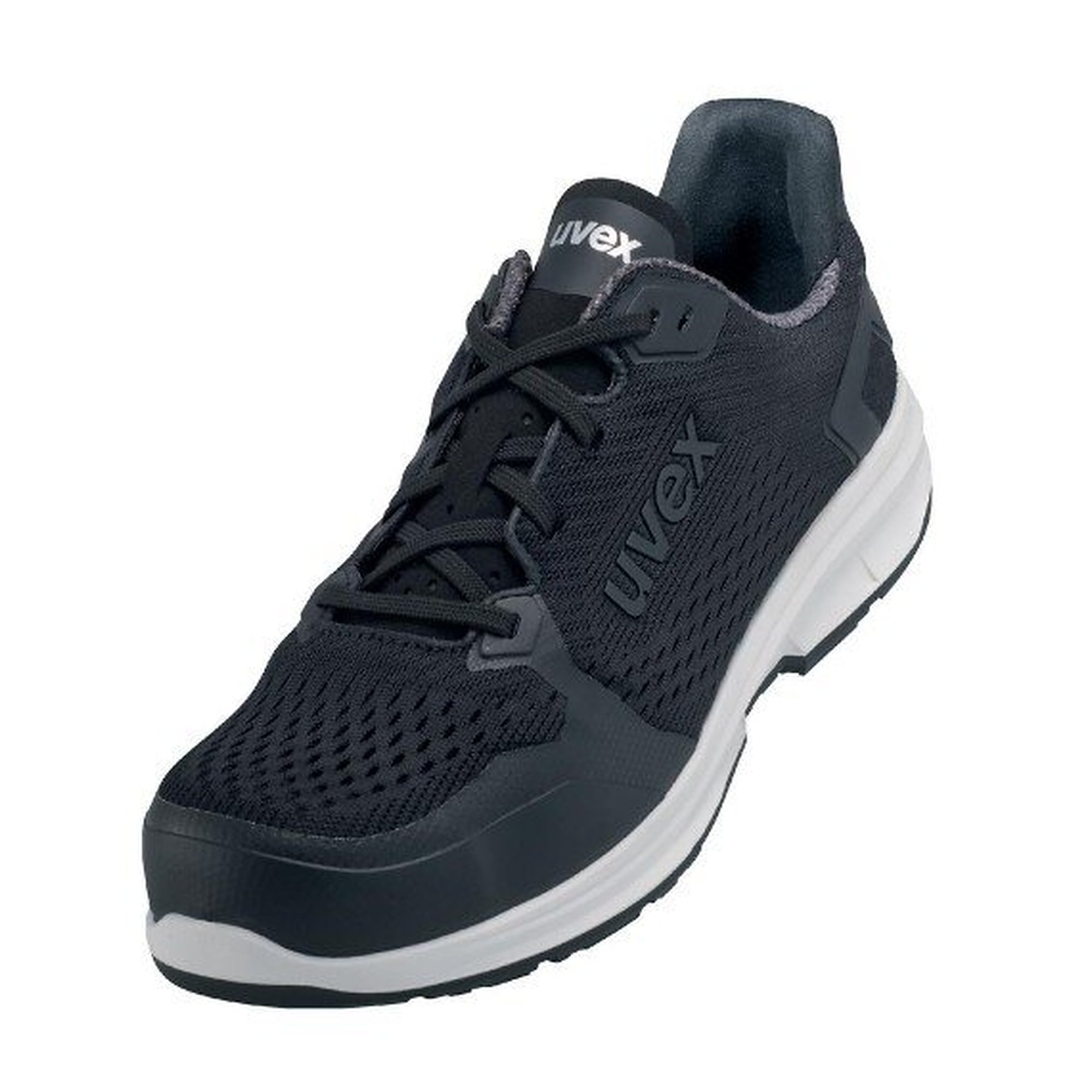 ESD-Sicherheitshalbschuh uvex 1 sport S1, Weite 11, metallfreie Kappe, schwarz - uvex 6598/8