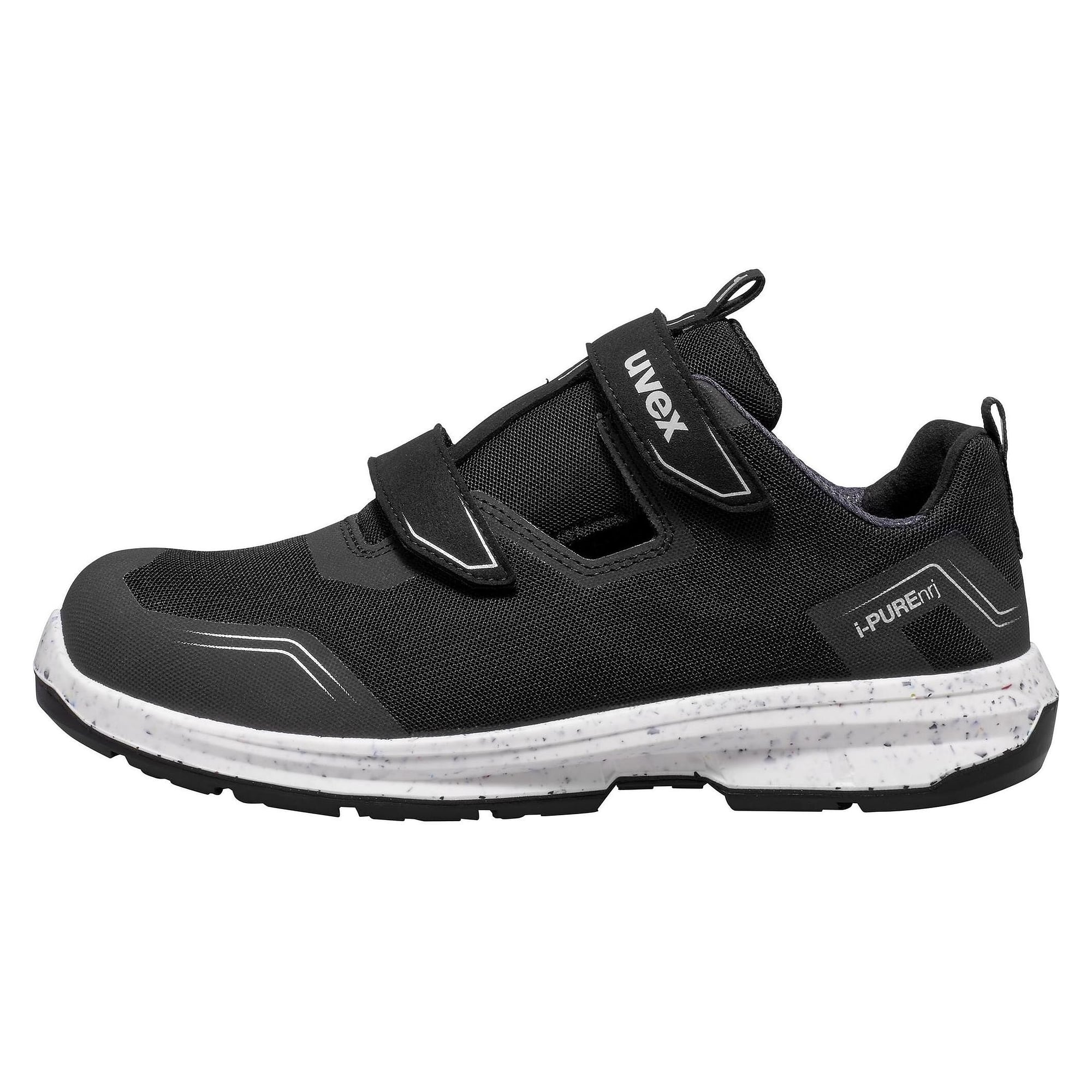 ESD-Sicherheitssandale 1 sport S1, Weite 11, metallfreie Kappe, schwarz - uvex 68908
