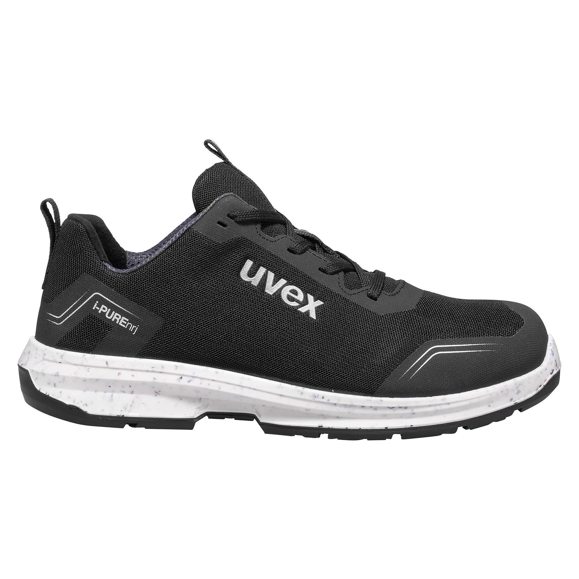 ESD-Sicherheitshalbschuh 1 sport S1, Weite 11, metallfreie Kappe, schwarz - uvex 68918
