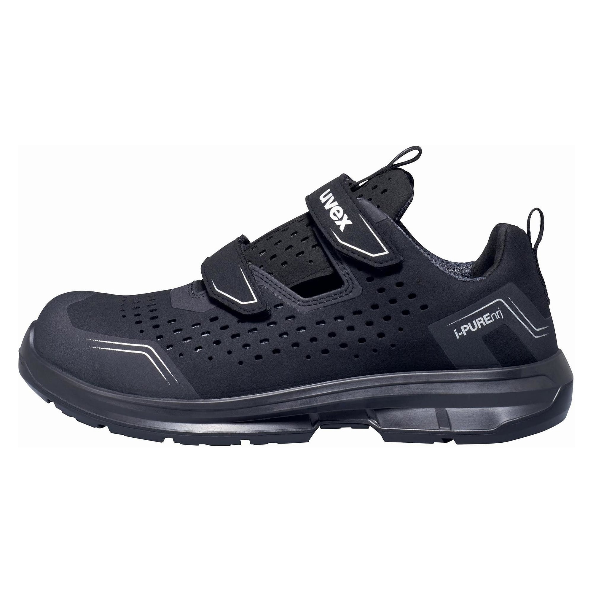 ESD-Sicherheitssandale 1 sport S1PS, Weite 11, metallfreie Kappe, schwarz - uvex 68962