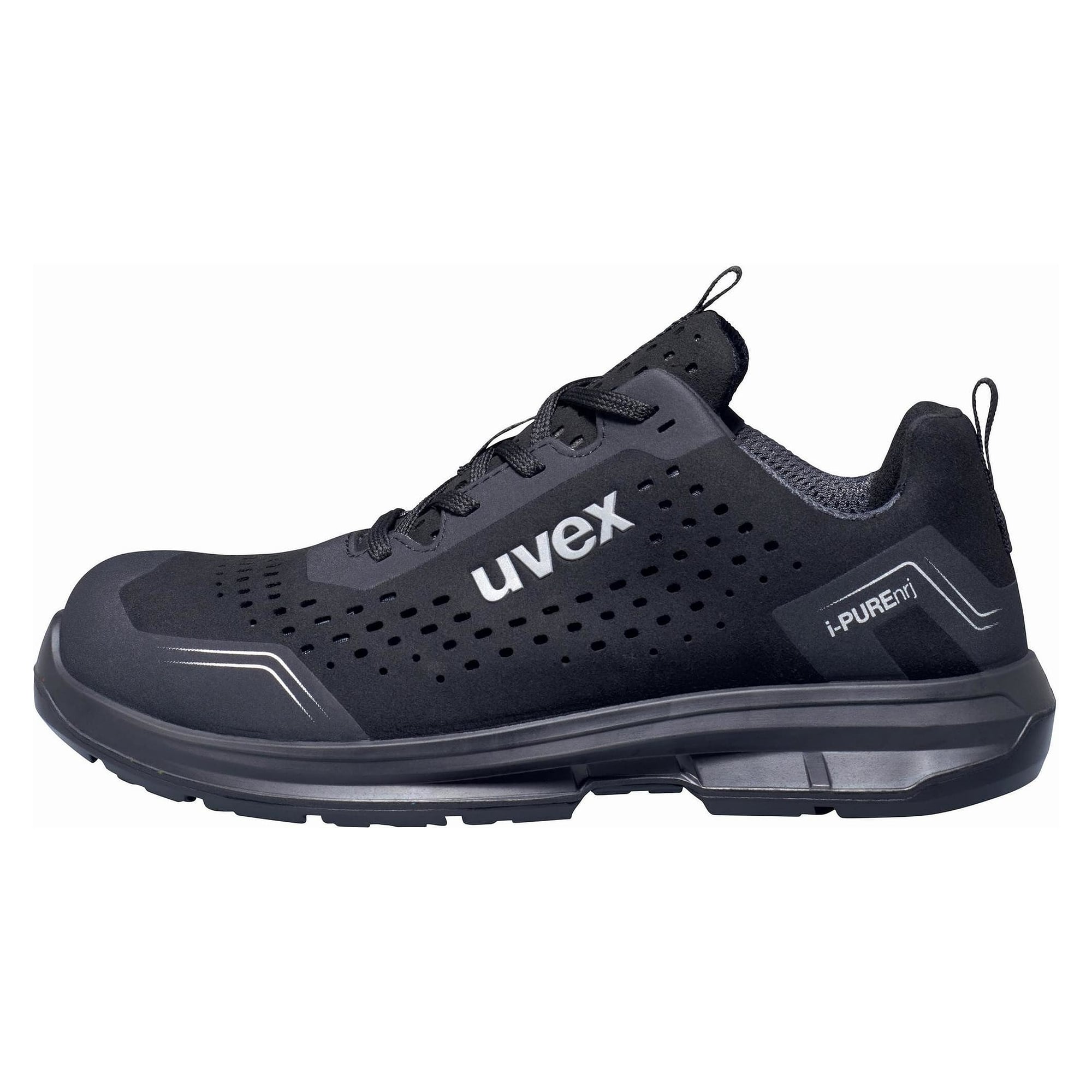ESD-Sicherheitshalbschuh 1 sport S1PS, Weite 11, metallfreie Kappe, schwarz - uvex 68972