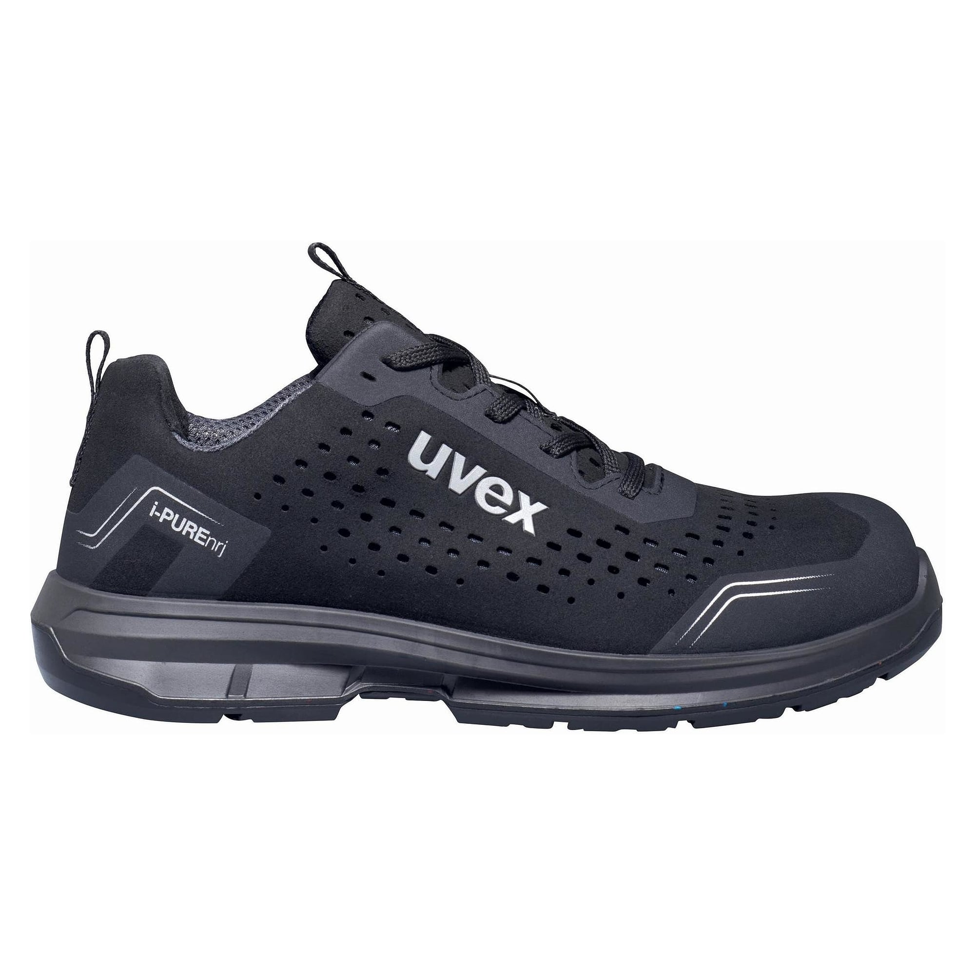 ESD-Sicherheitshalbschuh 1 sport S1PS, Weite 11, metallfreie Kappe, schwarz - uvex 68972