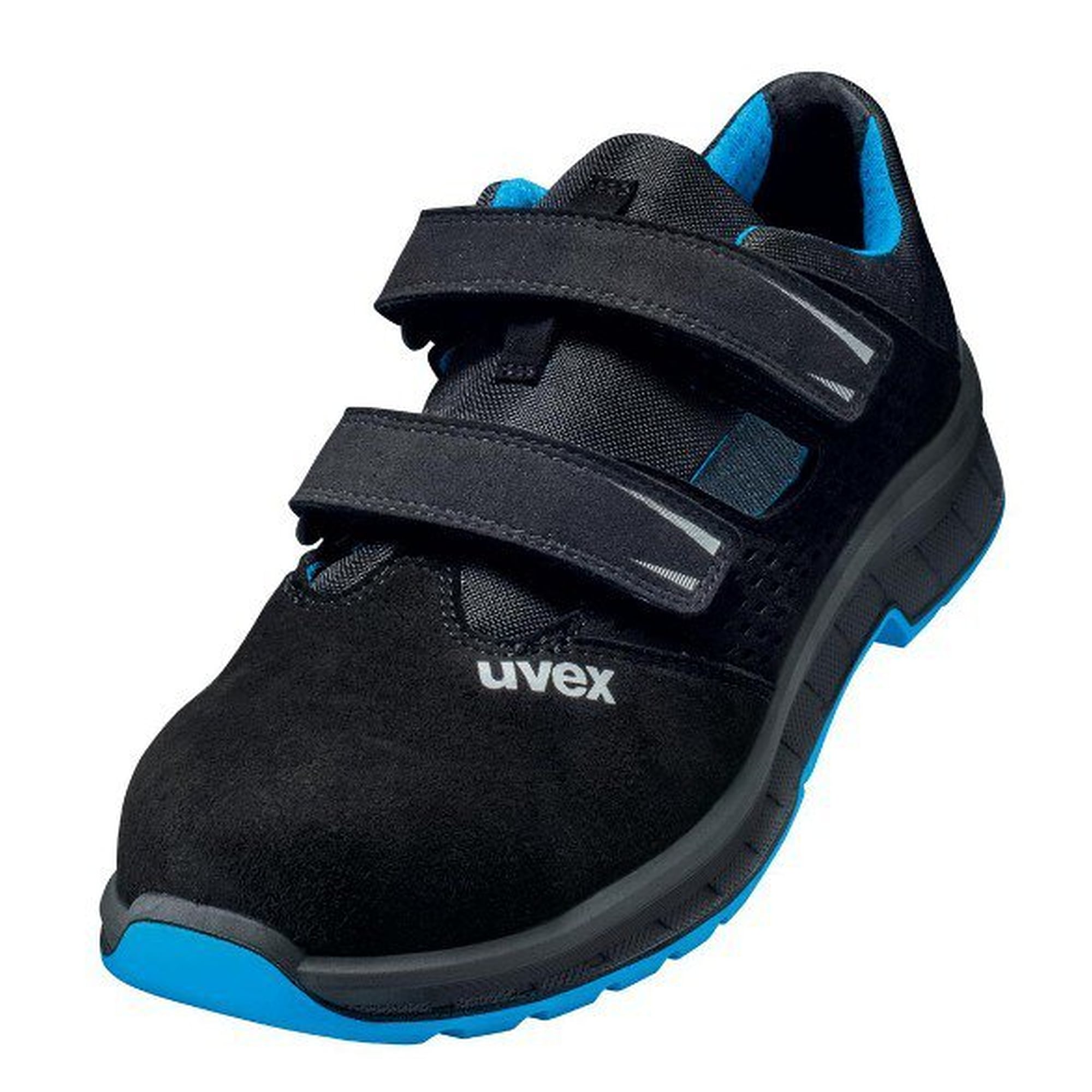 ESD safety sandal uvex 2 trend S1P, width 11, penetration resistant, blue-black - uvex 69362