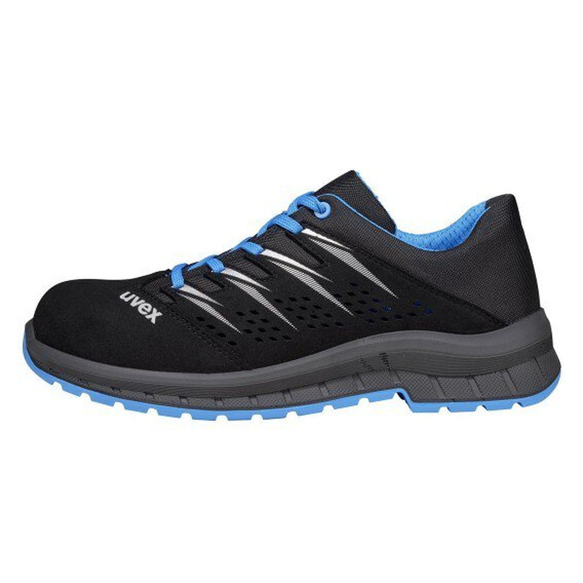 ESD safety low shoe uvex 2 trend S1 FO SR, width 12, steel toe cap, perforated - uvex 69379