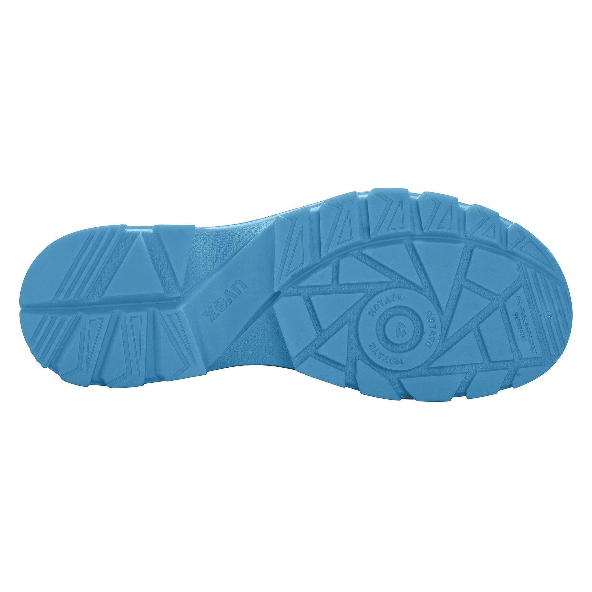 ESD-Sicherheitshalbschuh 2 xenova S1, Weite 11, xenova Kunststoffkappe, schwarz-blau - uvex 95548