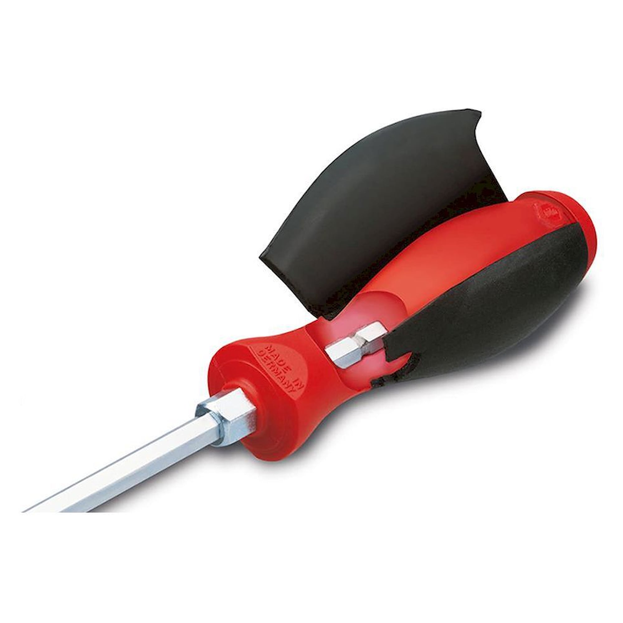 Schlitzschraubendreher SoftFinish 308 mit Sechskantklinge 10,0 x 175 mm - Wiha 00738