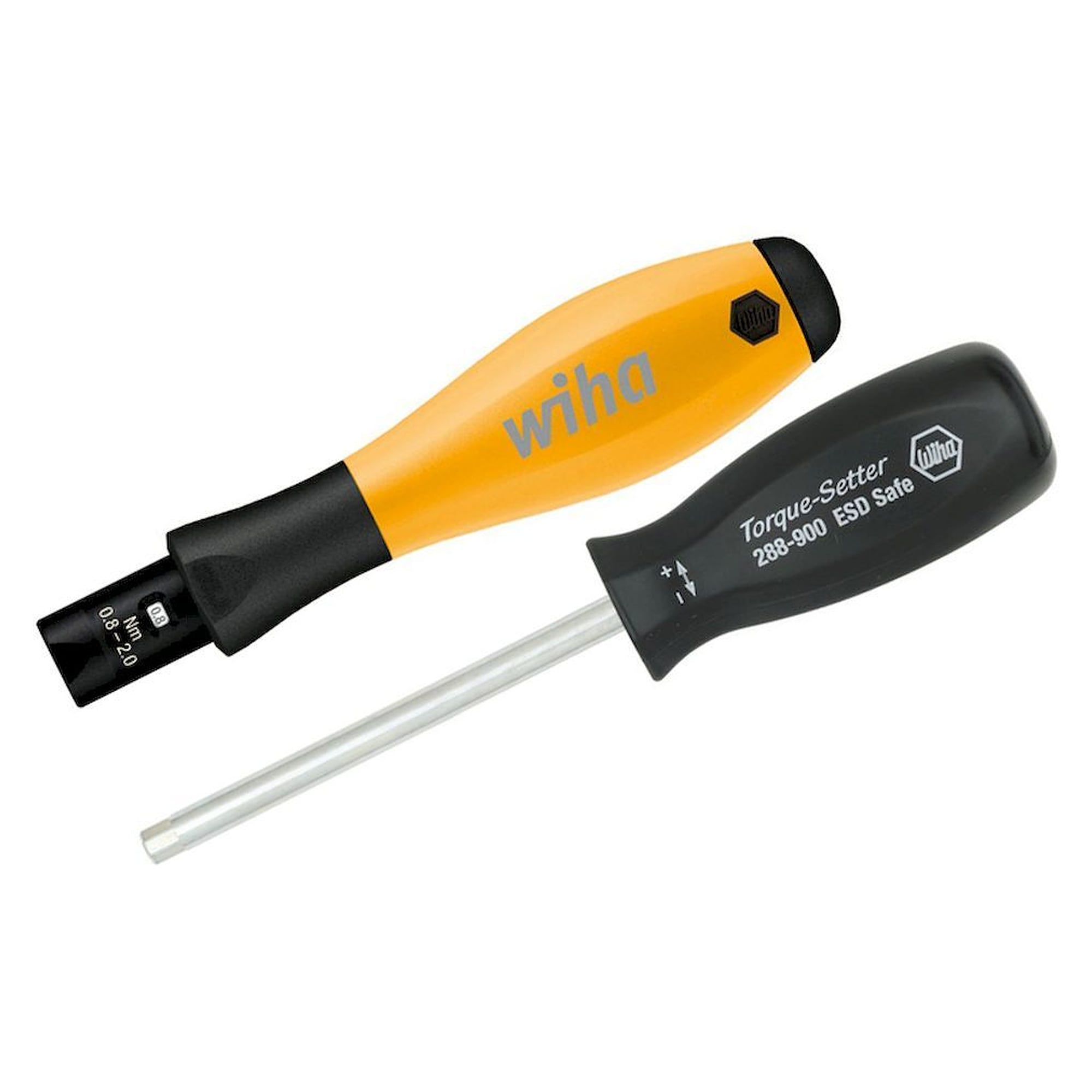 Tournevis dynamometrique TorqueVario-S ESD 0,04-0,46 Nm pour composants sensibles aux ESD - Wiha 36851