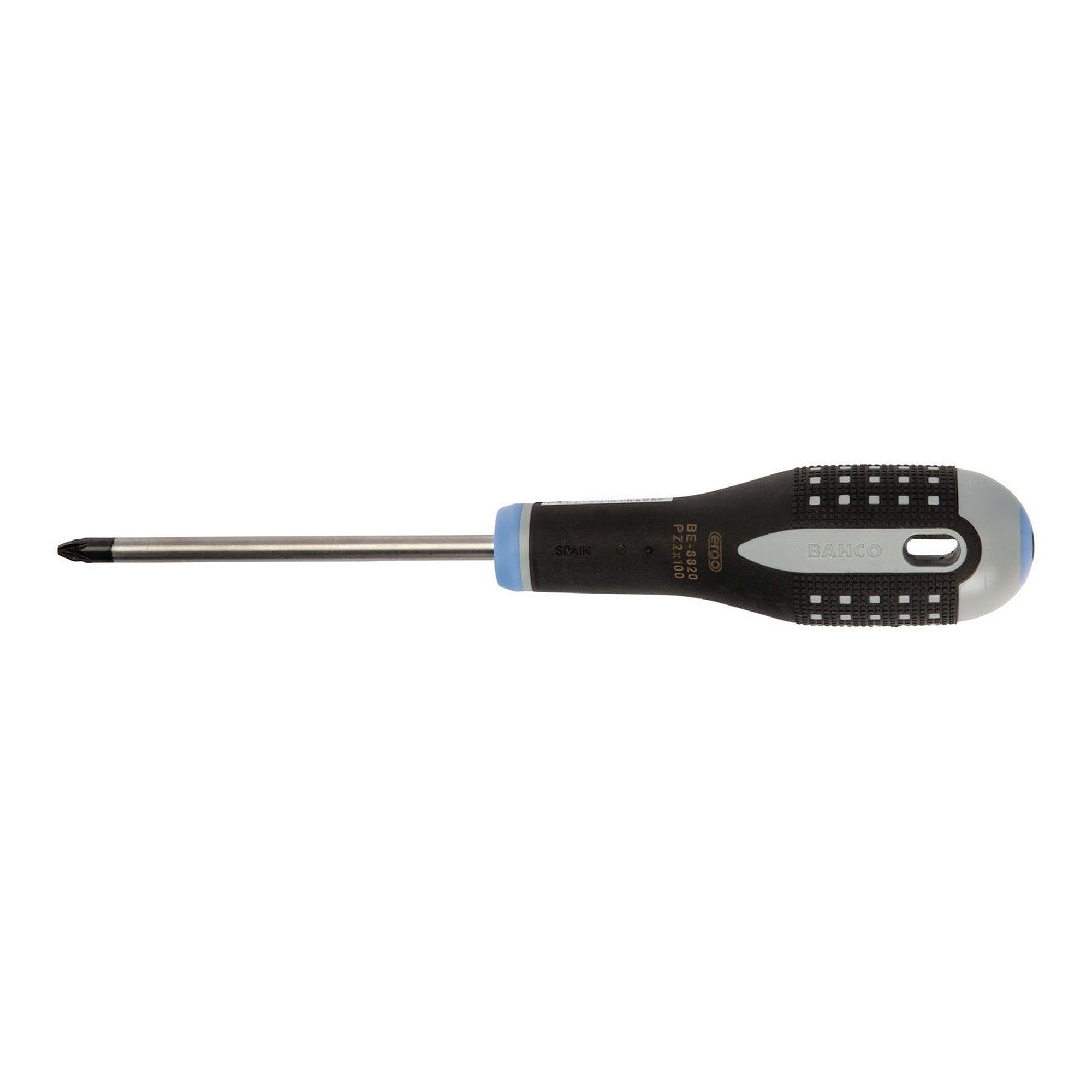 ERGO Pozidriv screwdriver PZ1, 200 mm blade, 3-component handle - Bahco BE-8810L