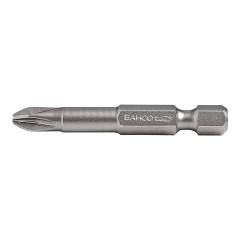 Schrauber-Bit Pozidriv PZ2, 1/4 Zoll E6.3, 50 mm, zinkphosphatiert, 5er Pack - Bahco 59S/50PZ2