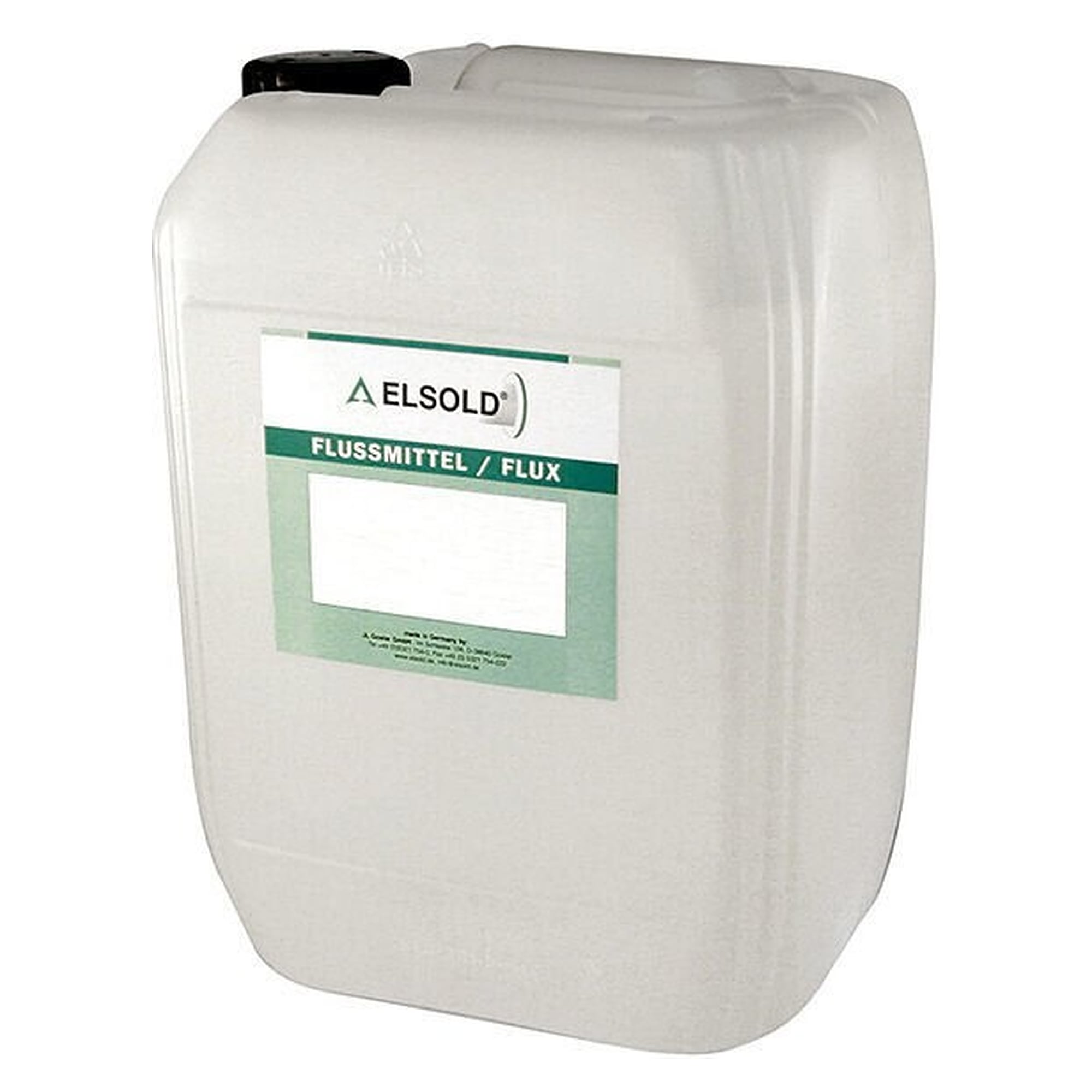 Flux no clean ELFLUX 1025 NC pour soudage à la vague, sans halogène, ORL0, bidon 20 l - Elsold FLUXFL0028