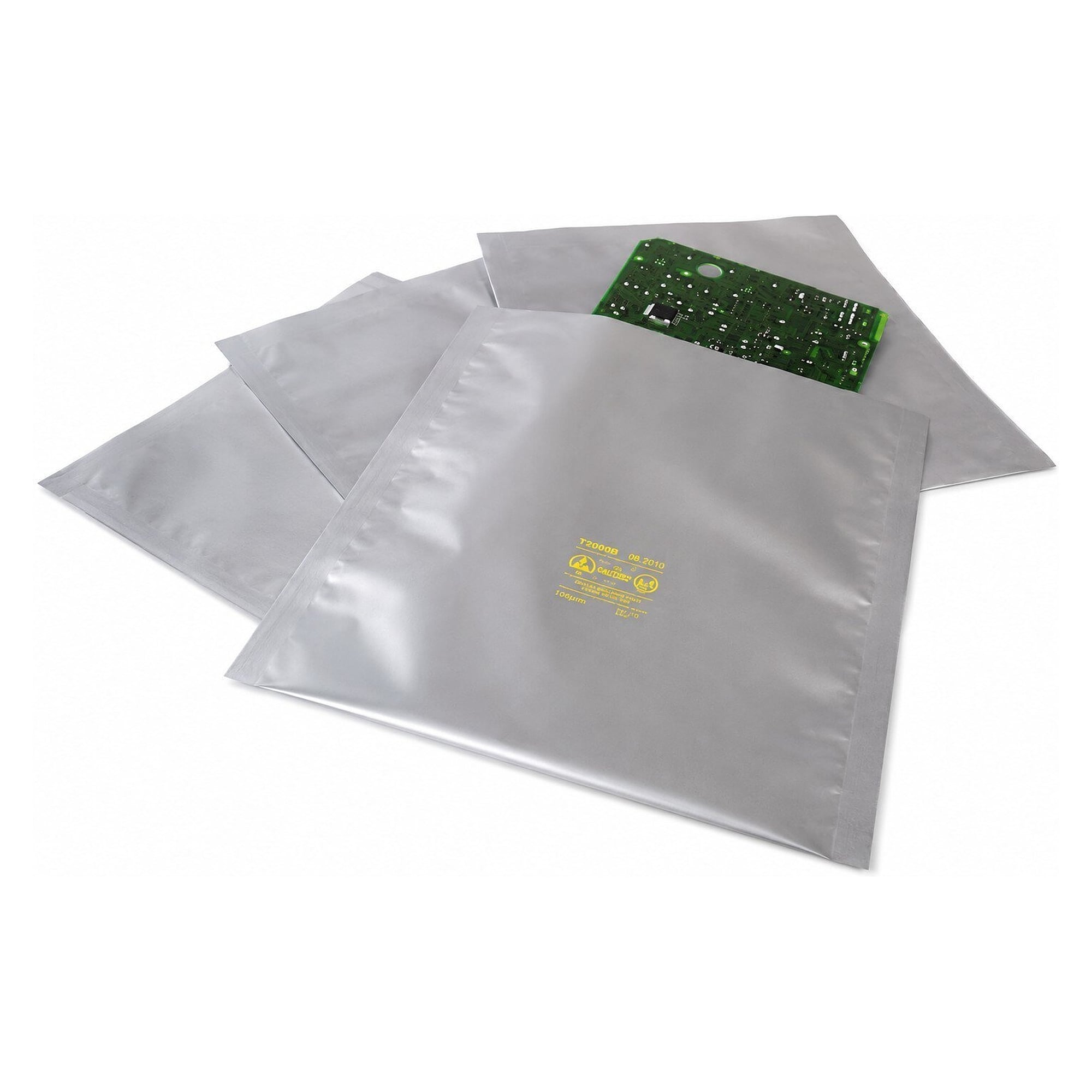 ESD/EMI shielding bag DRY-PACK with moisture protection, 90 µm, 203 x 457 mm - Safeguard 20-082-0010 SG???