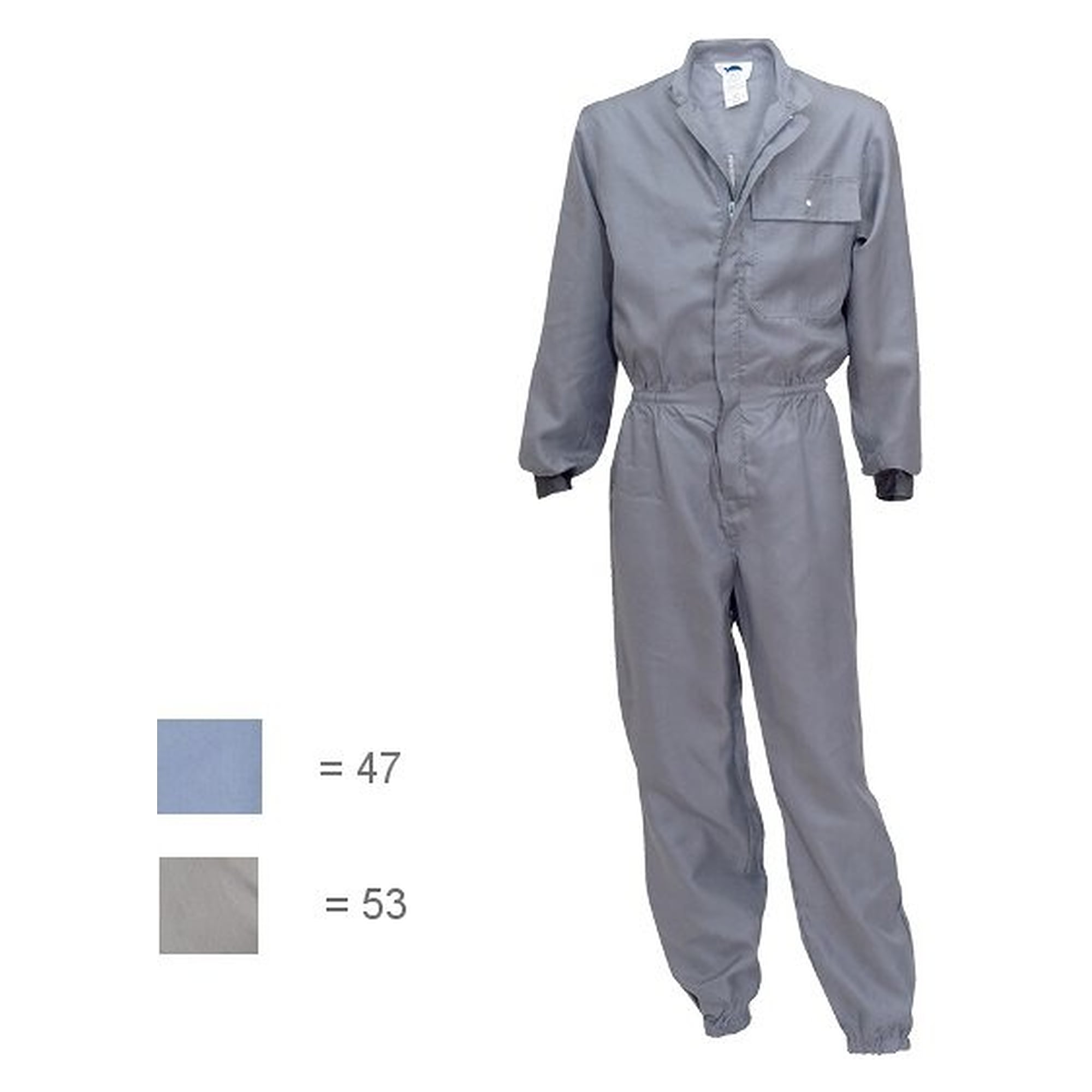 Combinaison salle blanche HABETEX climatic Pro, 105 g/m², gris, taille 58/60 - HB Schutzbekleidung 06015 37008 000 53-58/60