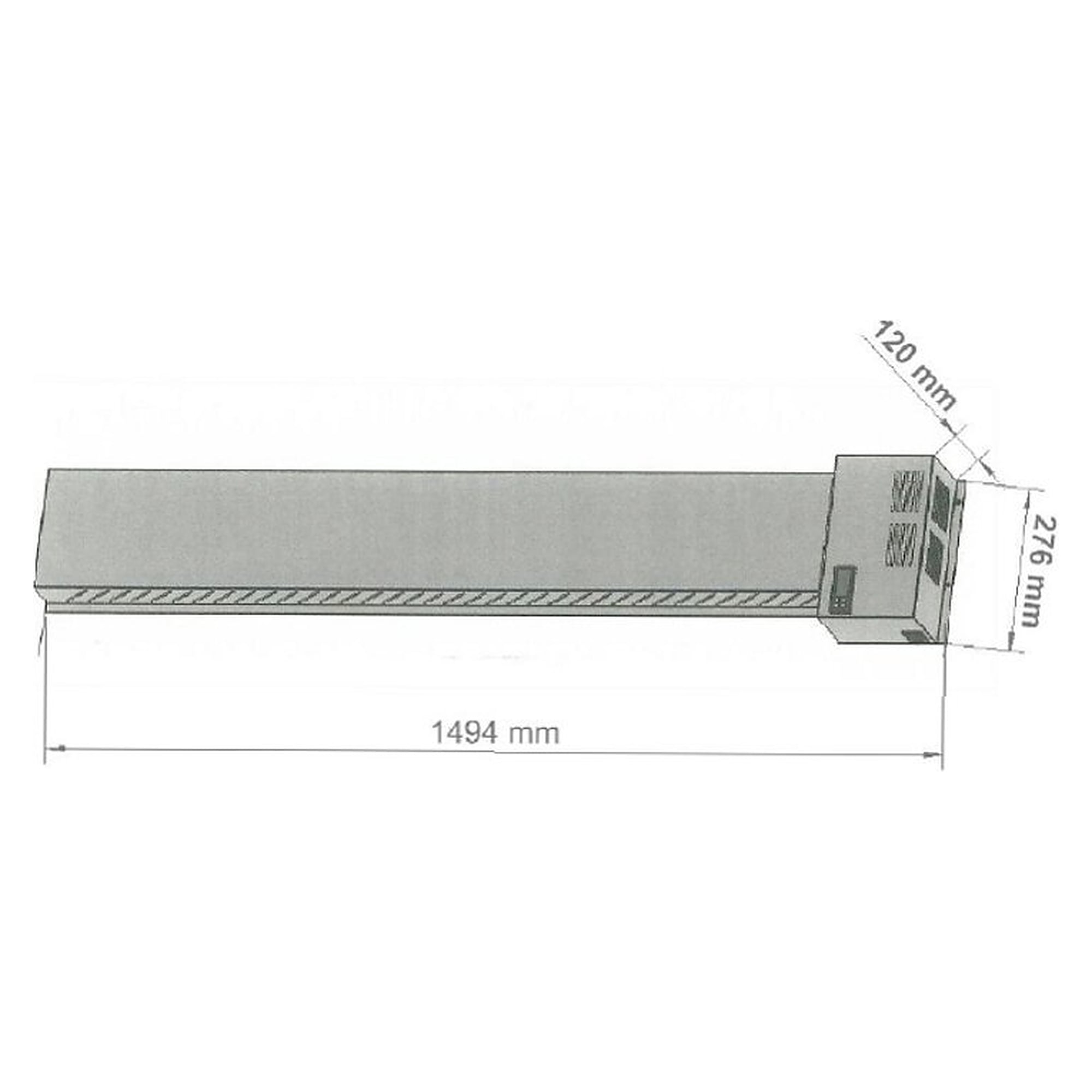 Heizung SH-230-4 mit 40 °C für Totech Trockenlagerschränke SD-1104/06 und SDF-1704 - Totech 21001001