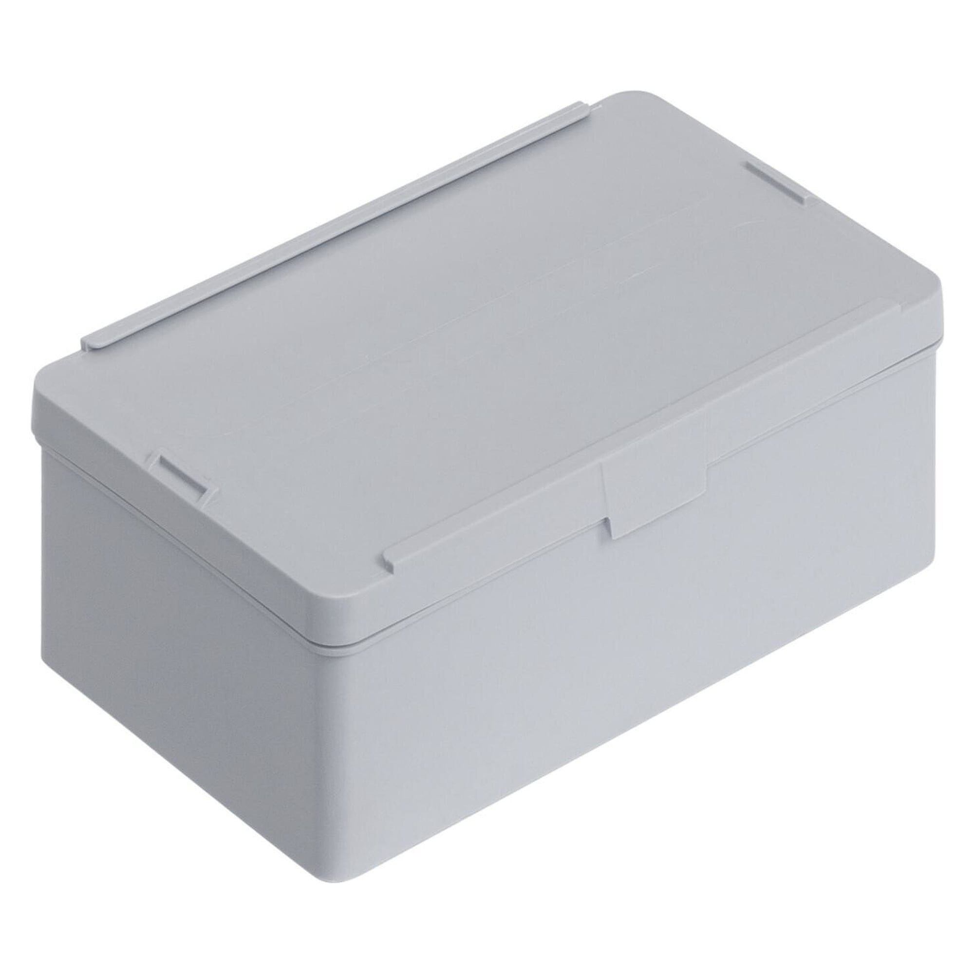 FTB hinged box with flip lid, PP, grey, 136 x 87 x 55 mm, 0.5 l - WEZ 1003272
