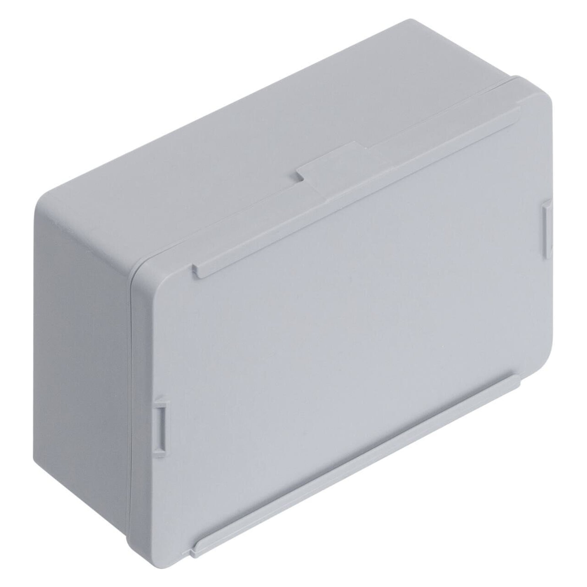FTB hinged box with flip lid, PP, grey, 136 x 87 x 55 mm, 0.5 l - WEZ 1003272