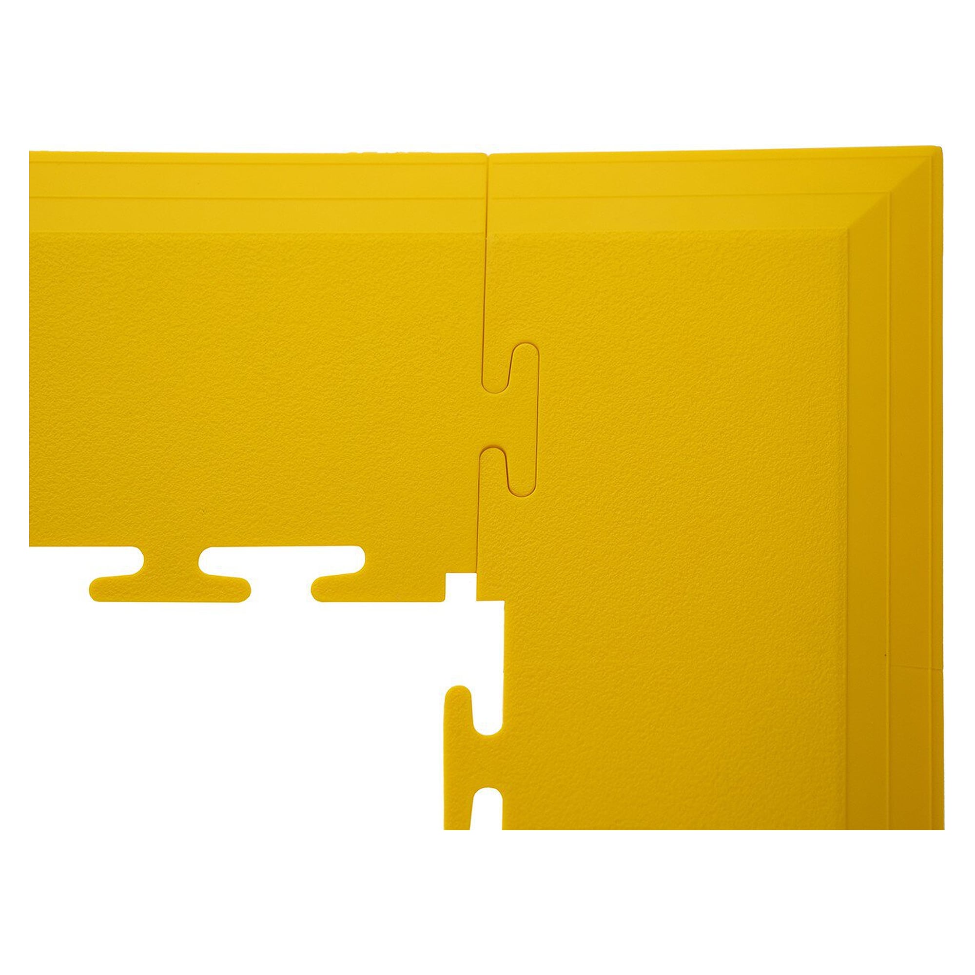 Rampe de sol PVC pour dalles de 5 mm, jaune (RAL 1023), 500 x 90 mm - Ecotile E55.601/1