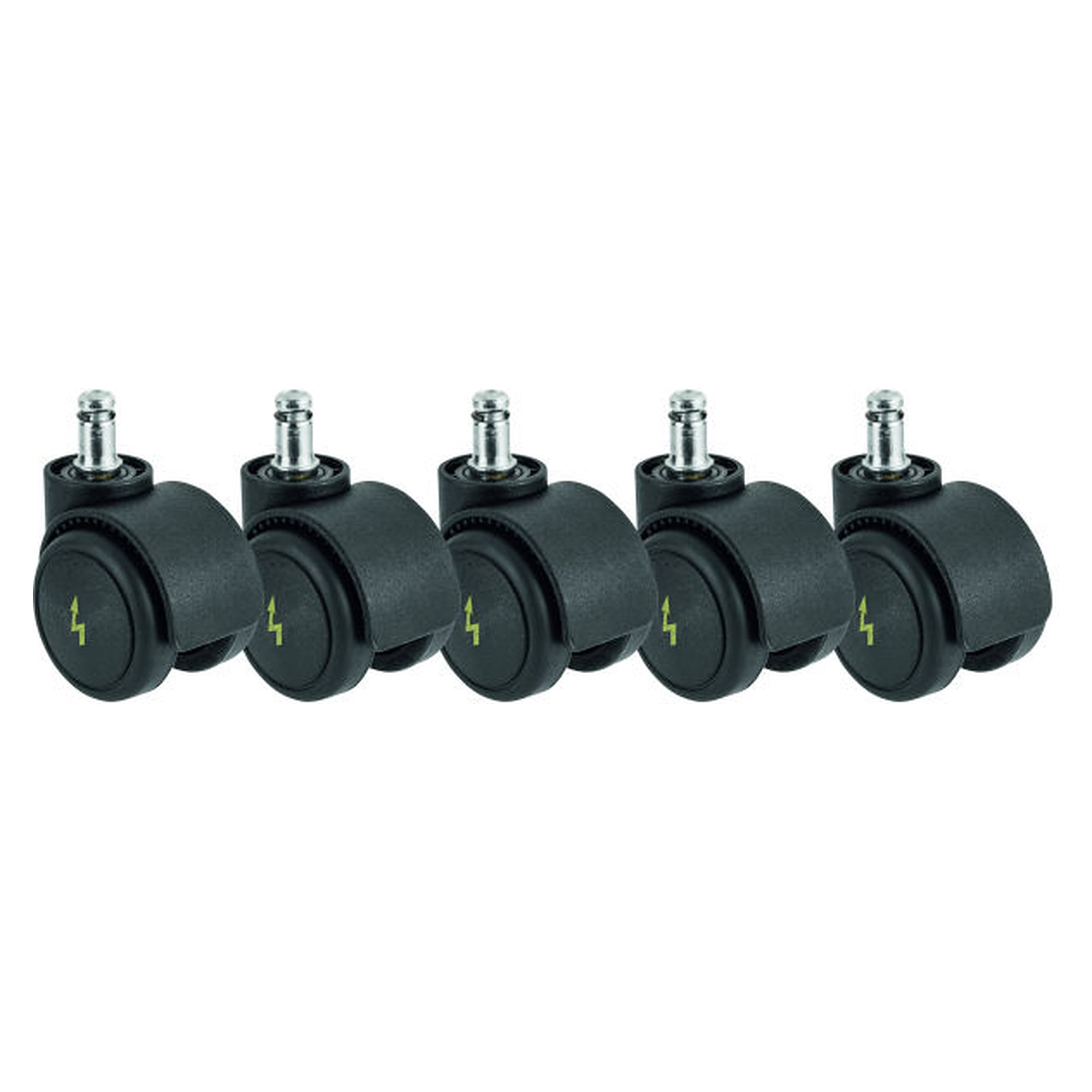 ESD Start/Stop Stuhlrollen für alle Bimos Arbeitsstühle, 5er-Set - Bimos 32379