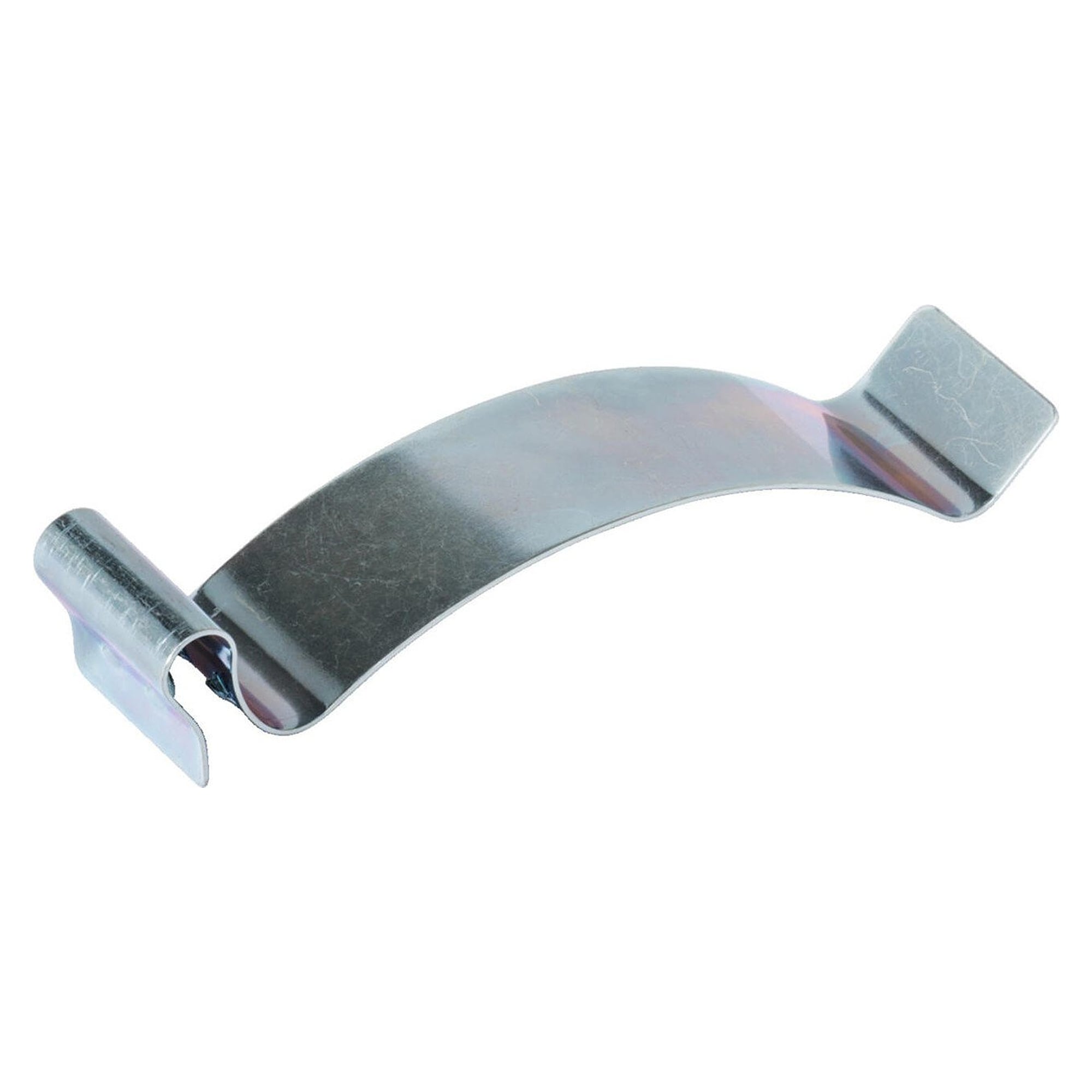 Pince porte-étiquette à clipser pour bacs LL / BL, métal galvanisé, 86 x 20 mm - WEZ 1003994