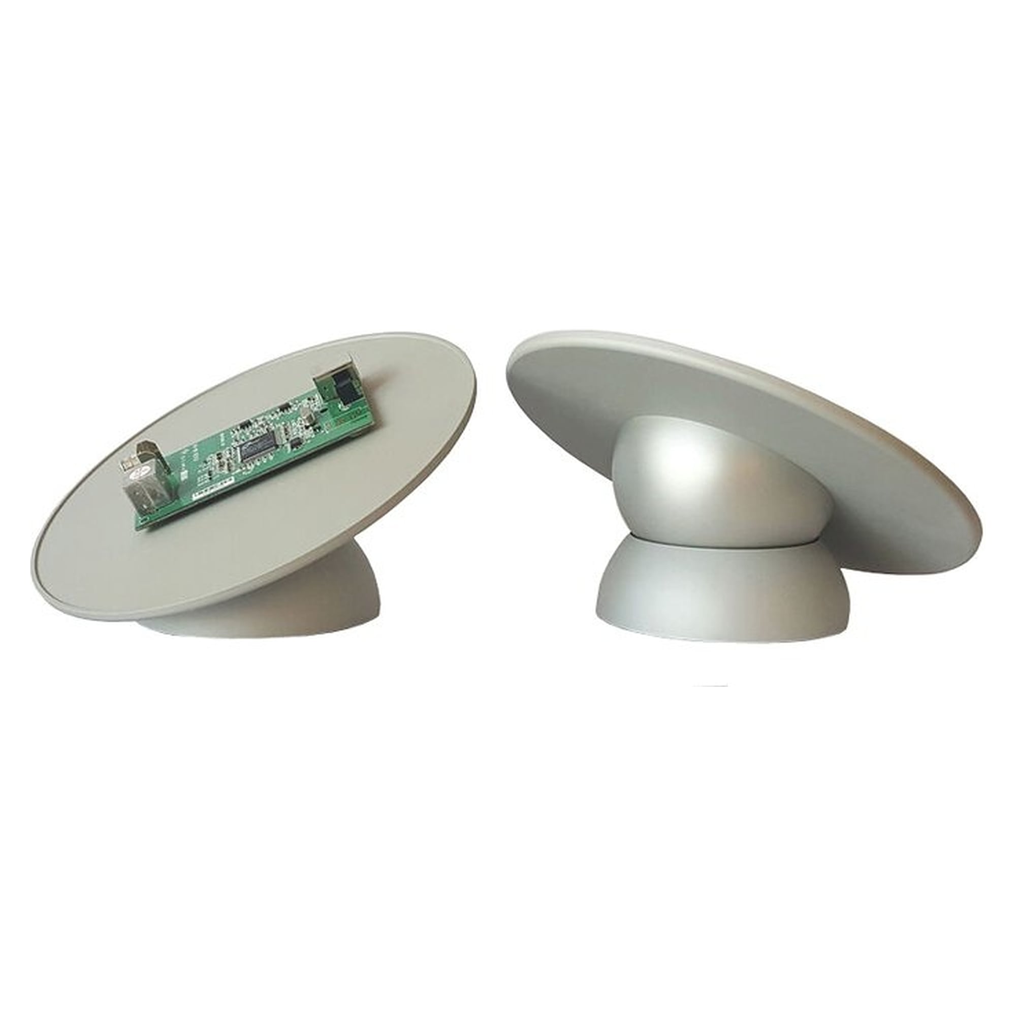 ESD ball table Ø 100 mm, 35° tilt, with Gecko pad and magnetic holder - Optometron KT-100