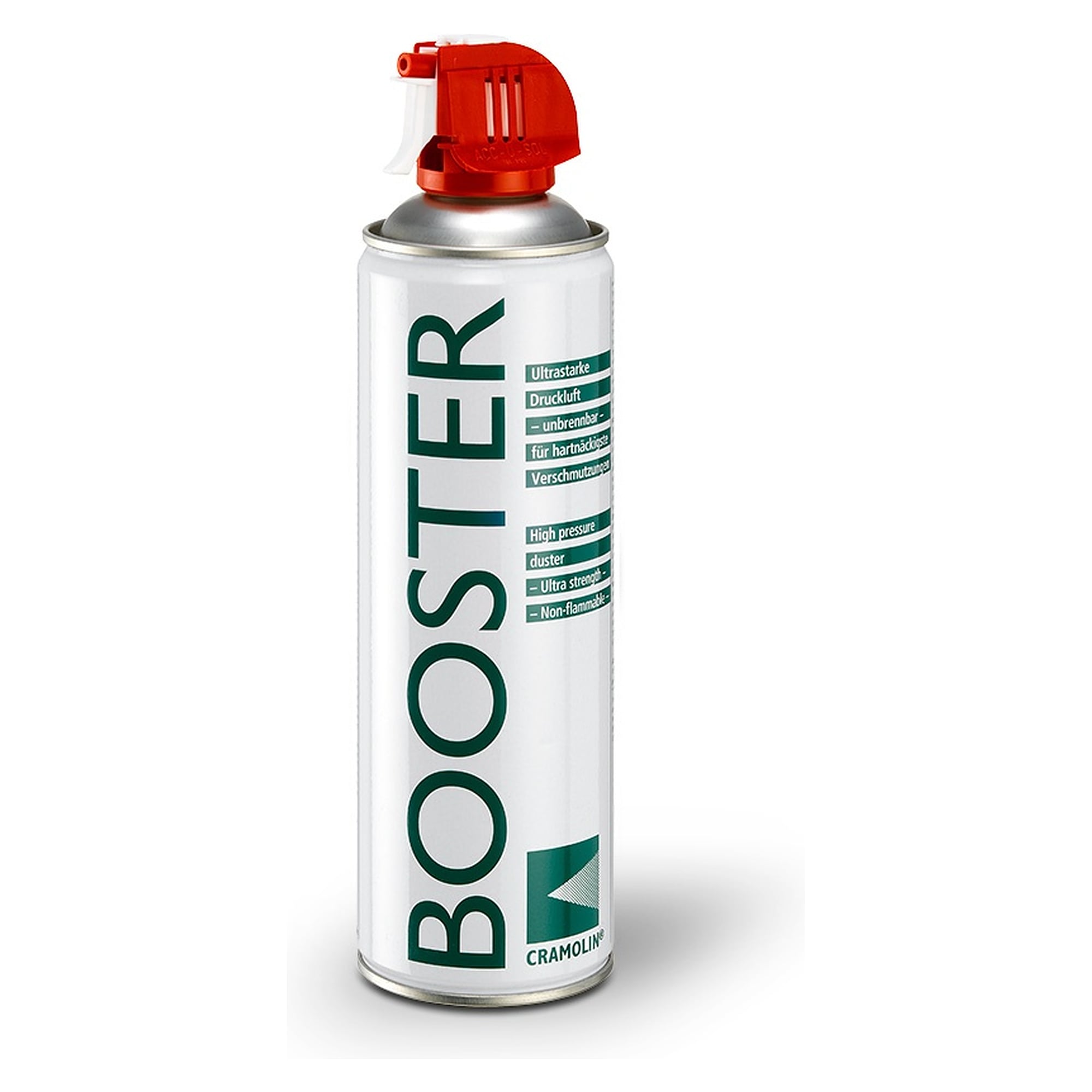 Druckluftspray BOOSTER in der 500-g-Dose zum Ausblasen von Staub und Partikeln - Cramolin 481711