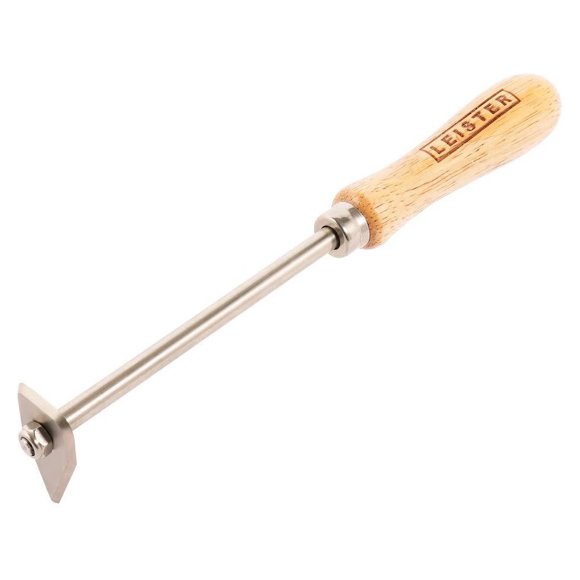 Grattoir à contours avec manche en bois pour arêtes, arrondis et profilés - Leister 154.026