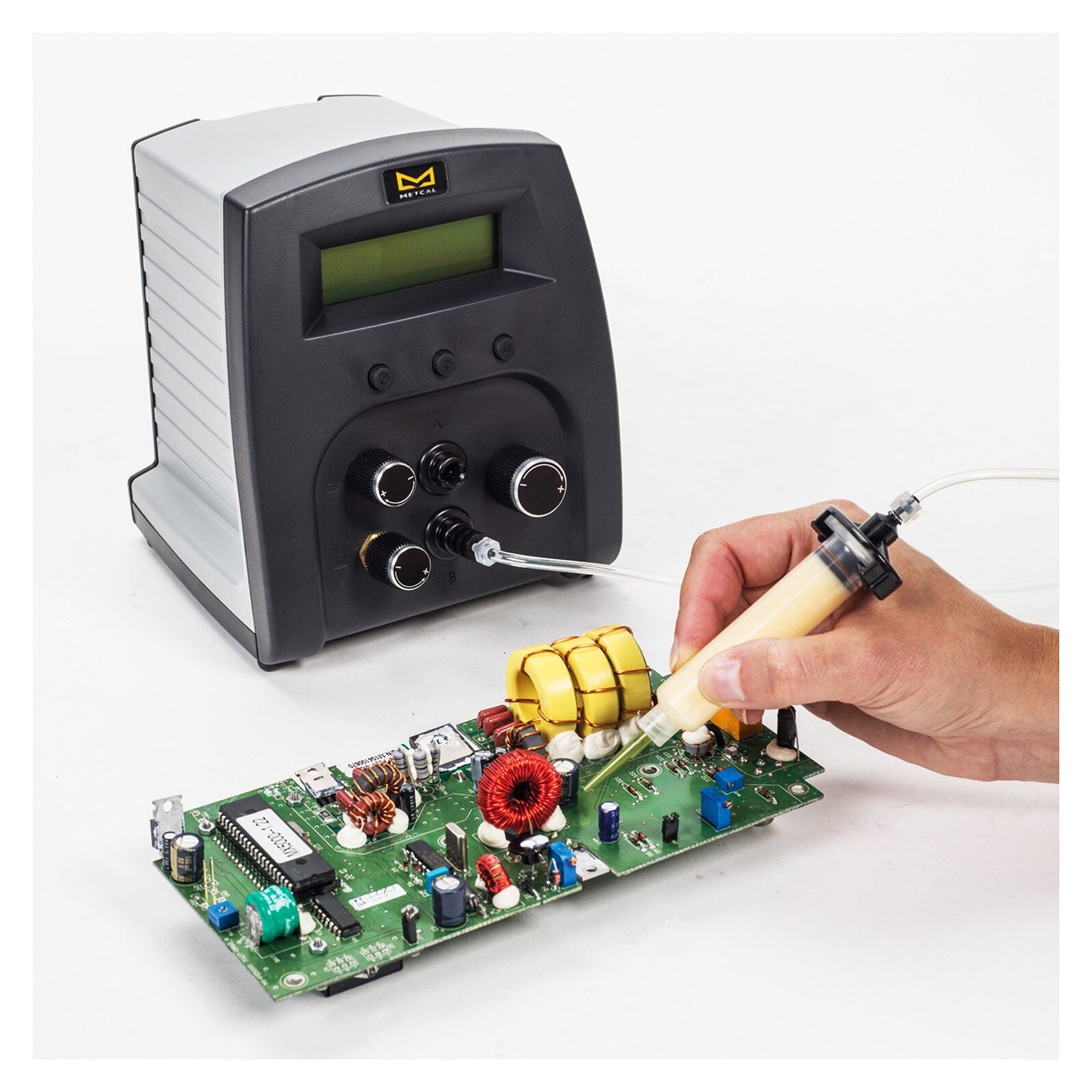Digital dispenser, programmable, for low viscosity fluids, 0 to 1 bar - Oki DX-355