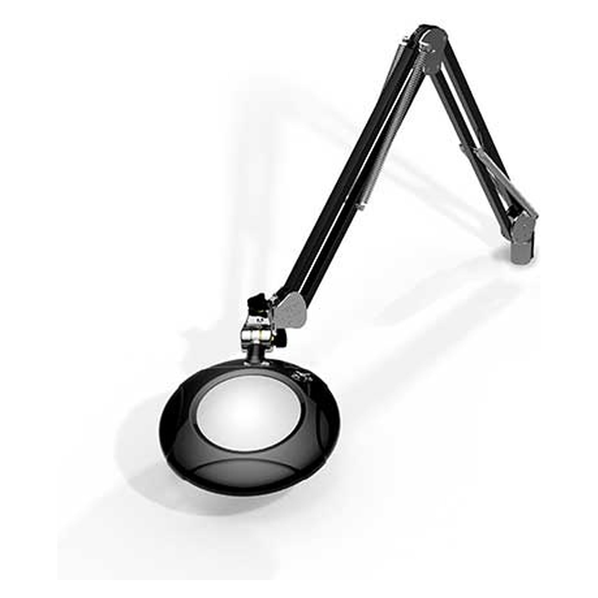 Lampe loupe LED ESD Green-Lite, lentille verre 5 pouces, 6 LED, noir - O.C. White 22400-B