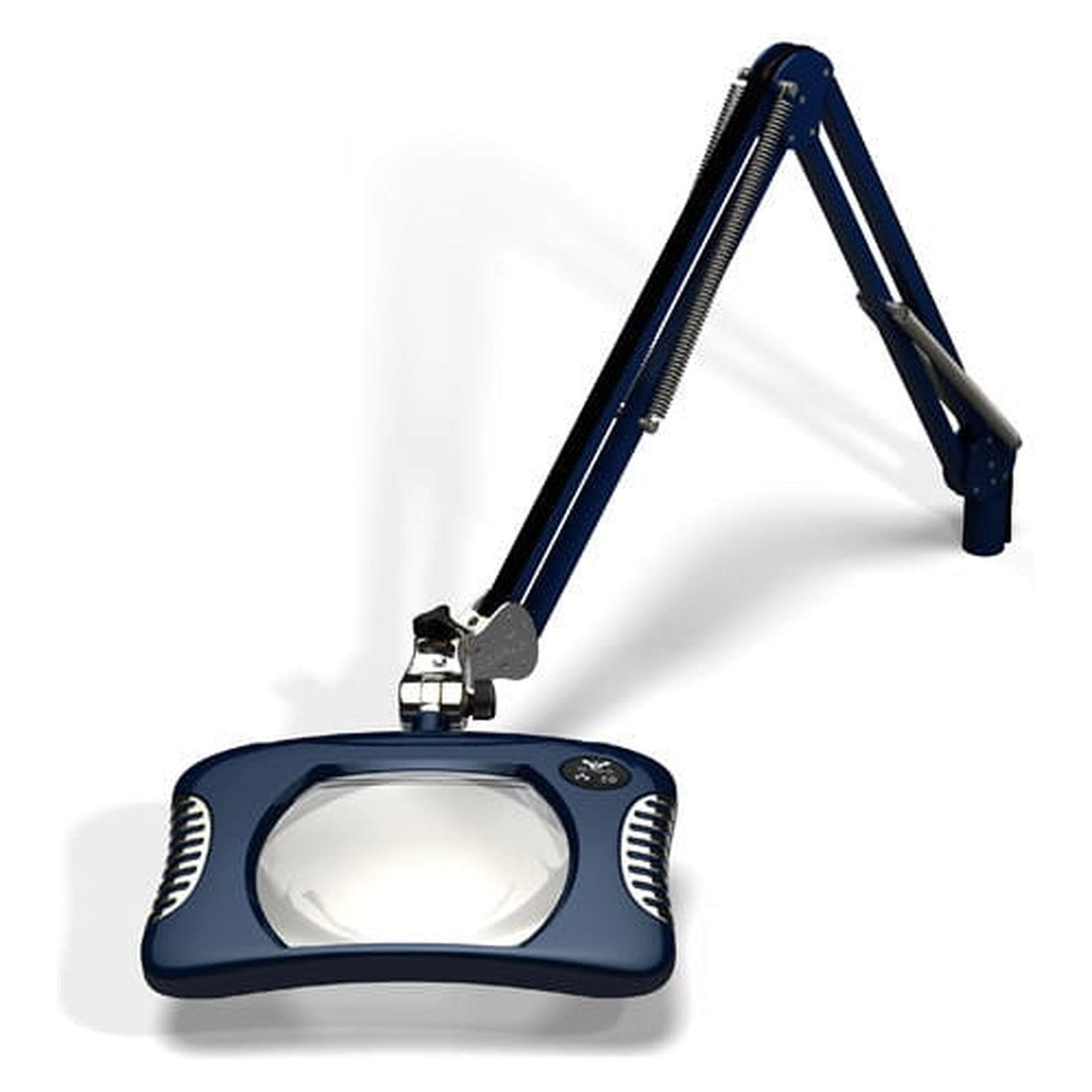 Lampe loupe LED ESD Green-Lite rectangulaire 7 x 5,25 pouces, 4 dpt, 12 LED, bleu - O.C. White 82400-4-SB