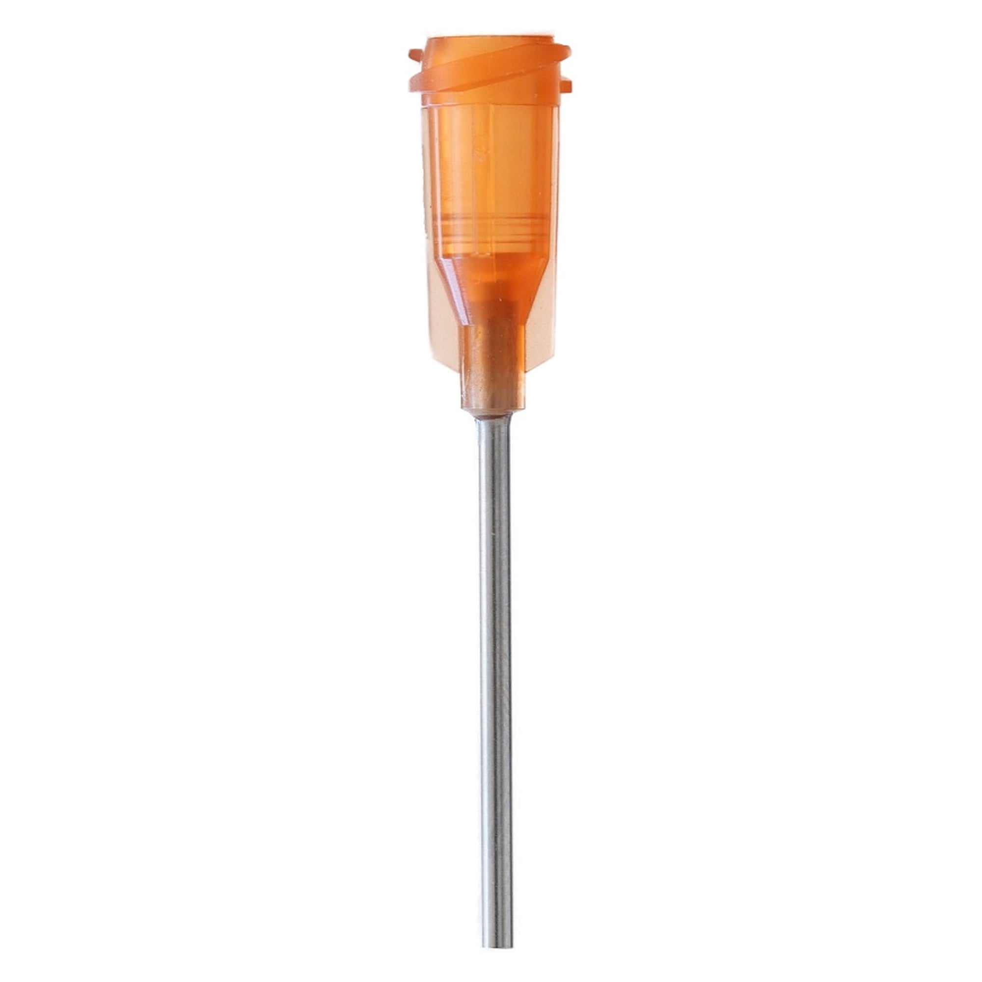 Straight dispensing tip GA 15 amber, ID 1.36 mm, length 1" (25 mm) - Nordson EFD 7018060