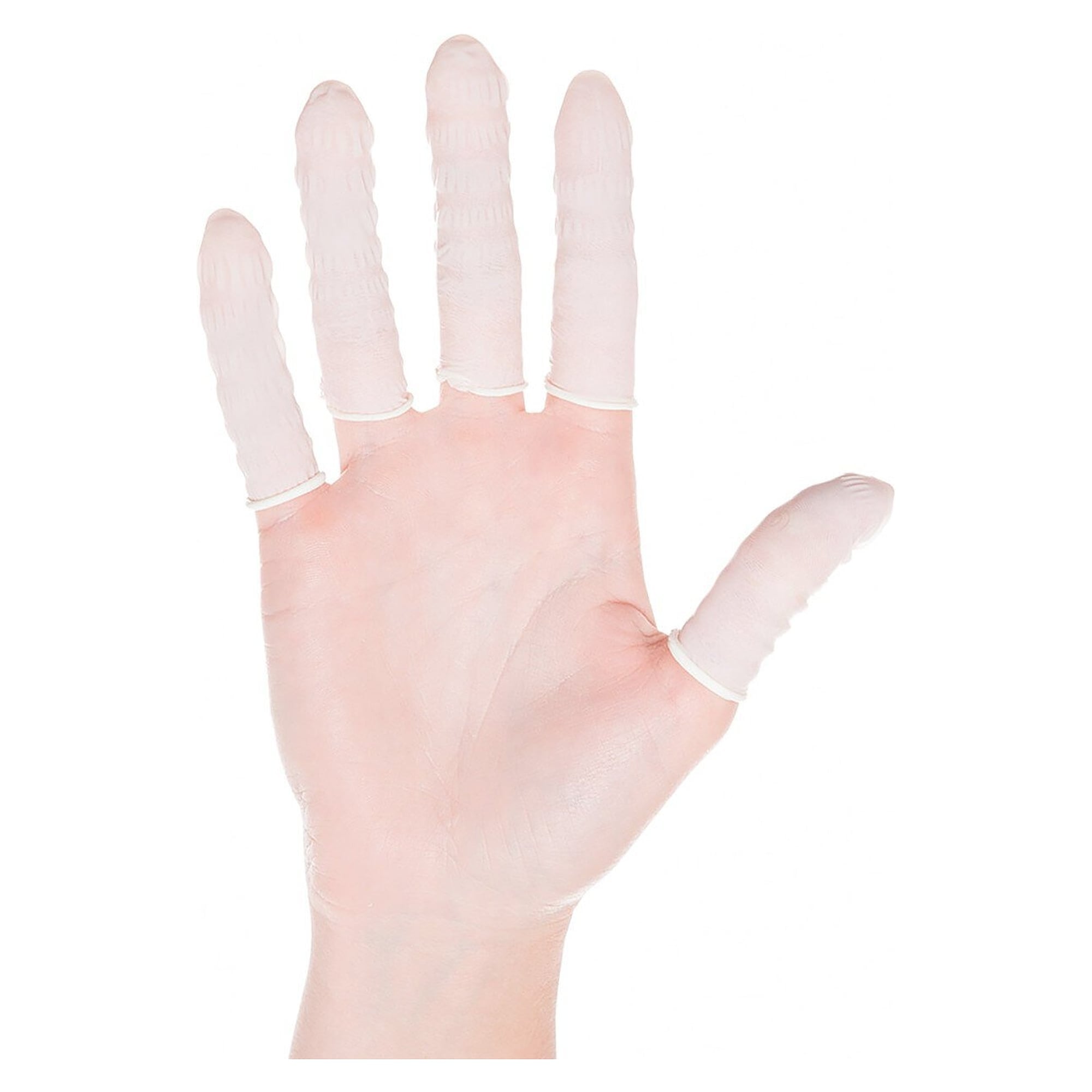Nitril-Fingerling Hygostar, puderfrei, gerollt, weiß, Größe S, VPE 100 Stück - Franz Mensch 26165