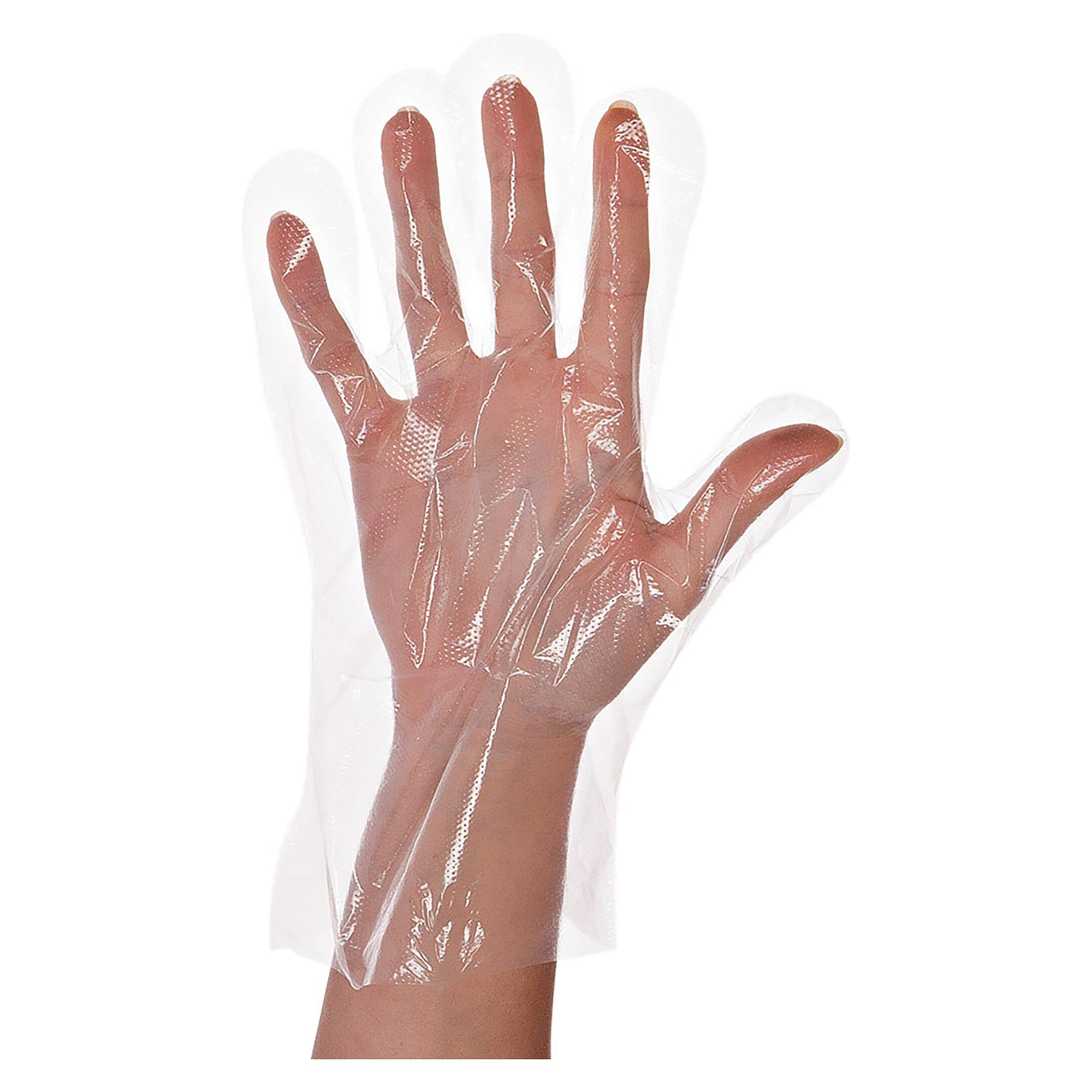 HDPE-Handschuh Hygonorm Polyclassic Strong, gehämmert, transparent, Größe M, im Beutel - Franz Mensch 2645
