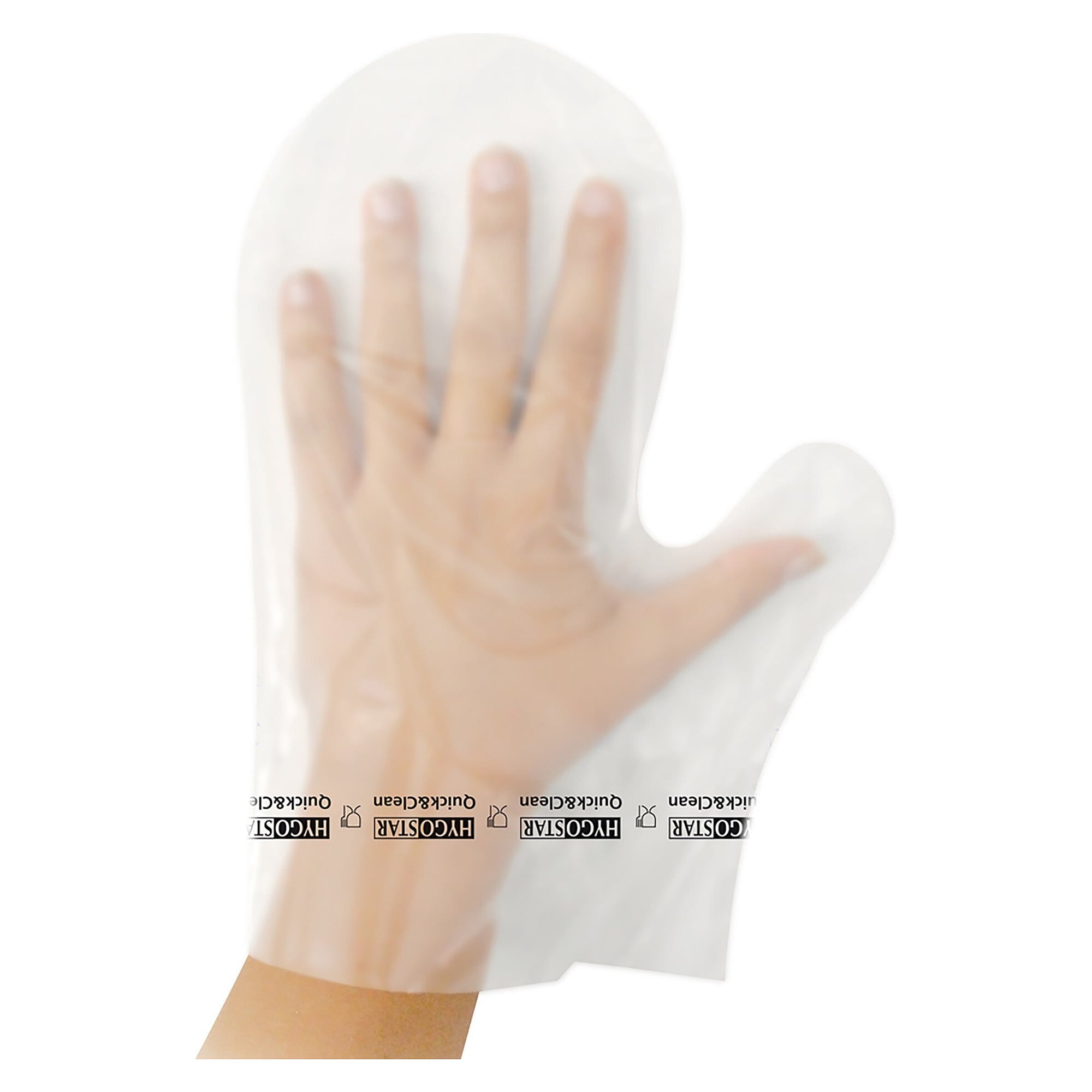 Hygiene-Fäustling aus Coex-PE für Quick&Clean und Clean Hands, 25 cm, reißfest - Franz Mensch 26469