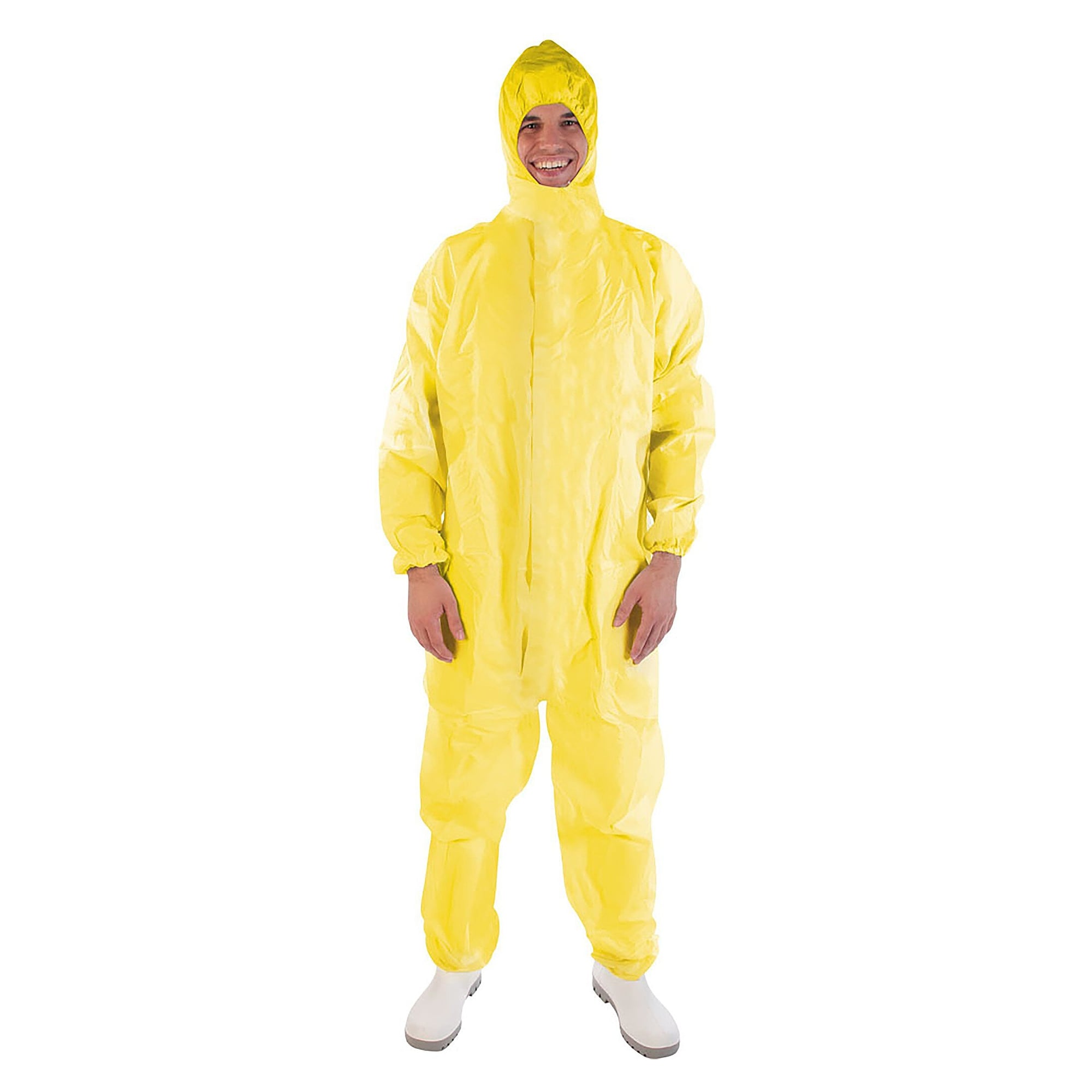 Chemikalienschutz-Overall Hygostar ChemicalStar, PSA Kat. III, Typ 3B, 4, 5, 6, gelb, Größe XXL - Franz Mensch 27806