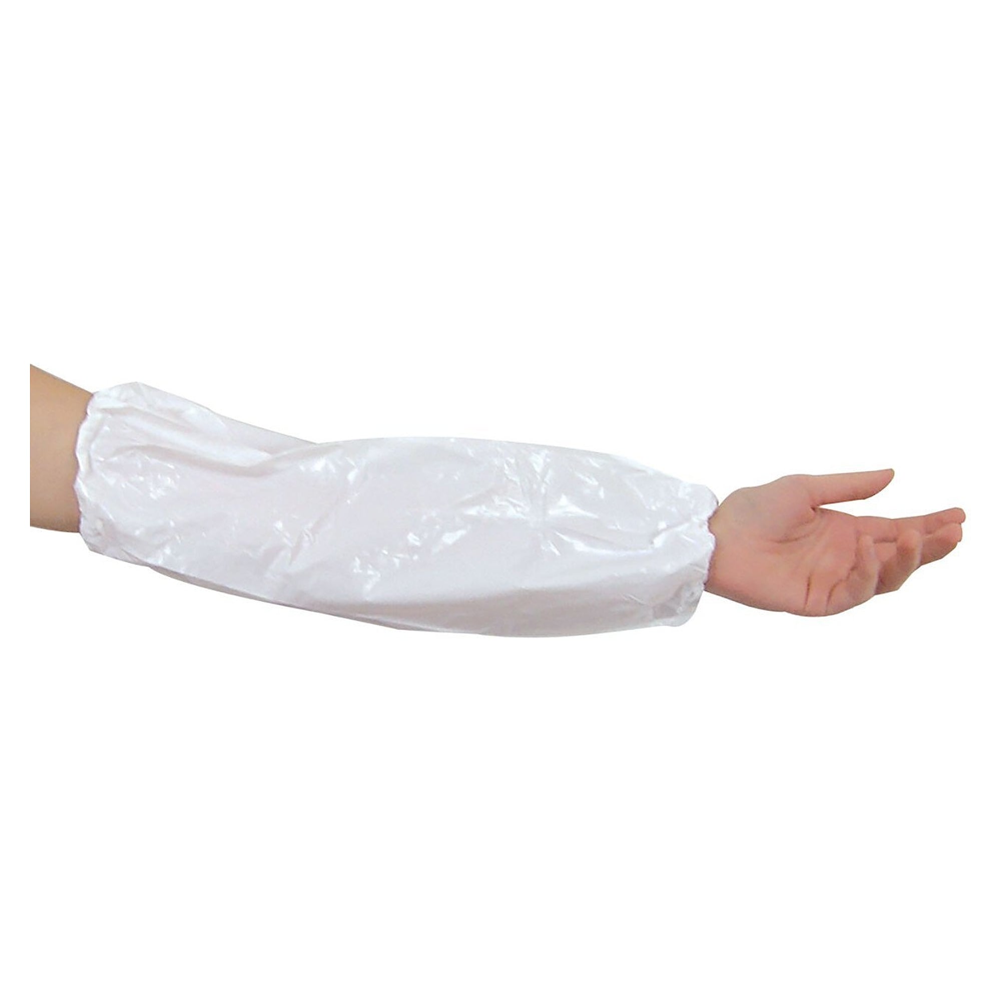 Protective sleeves Hygostar in vinyl 130 µm, tear-resistant, wipeable, white, 46 cm, pack of 24 - Franz Mensch 28340