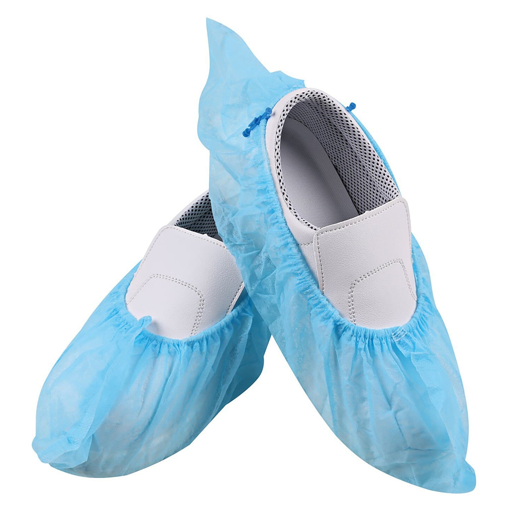 Surchaussures Hygostar en non-tissé PP pour distributeur Ecostep Comfort, bleu, 2 x 80 - Franz Mensch 28604E