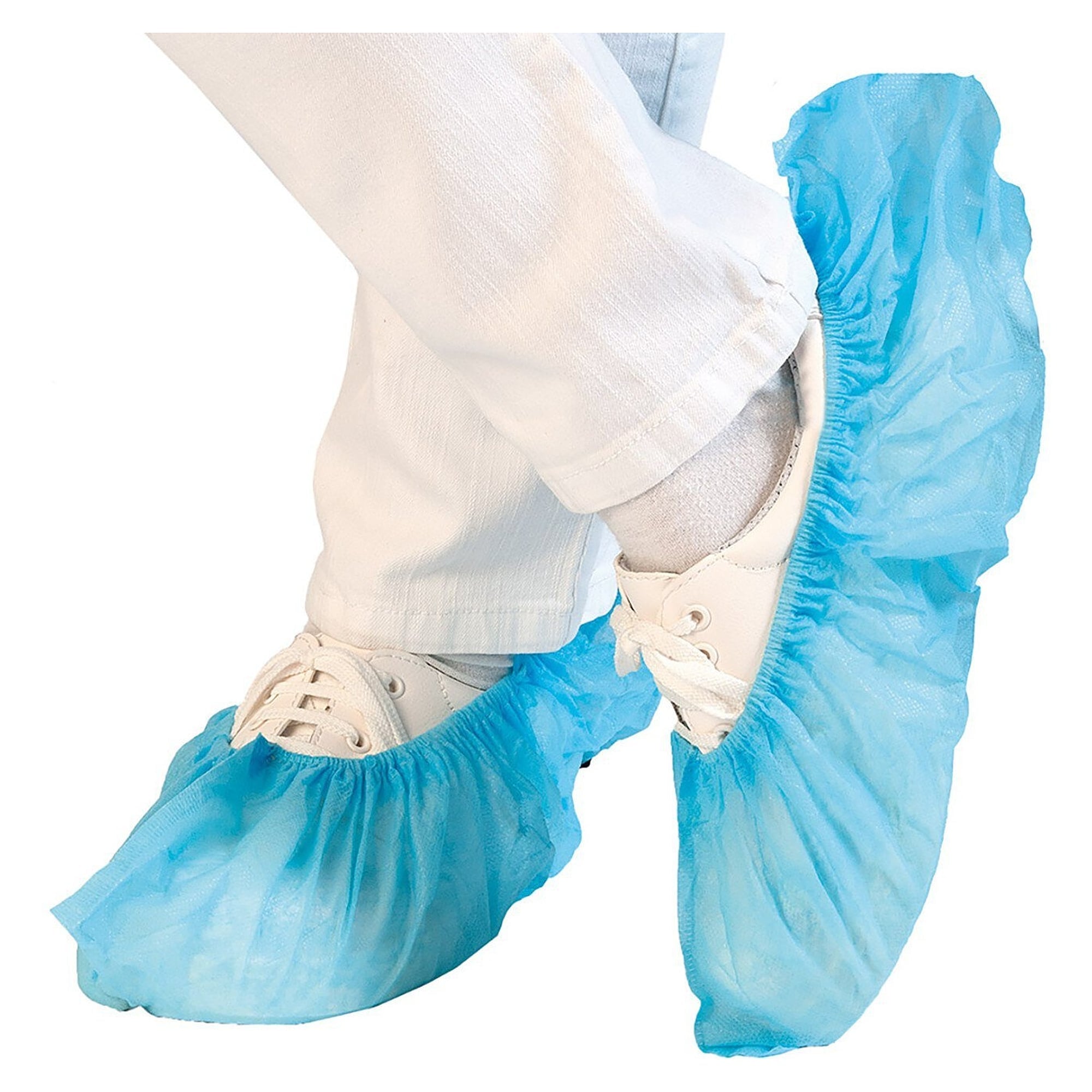 Hygostar PP-Überschuhe blau für Überschuhmaschine Hygostep, 46 cm, 90 Stück im Spender - Franz Mensch 28626S