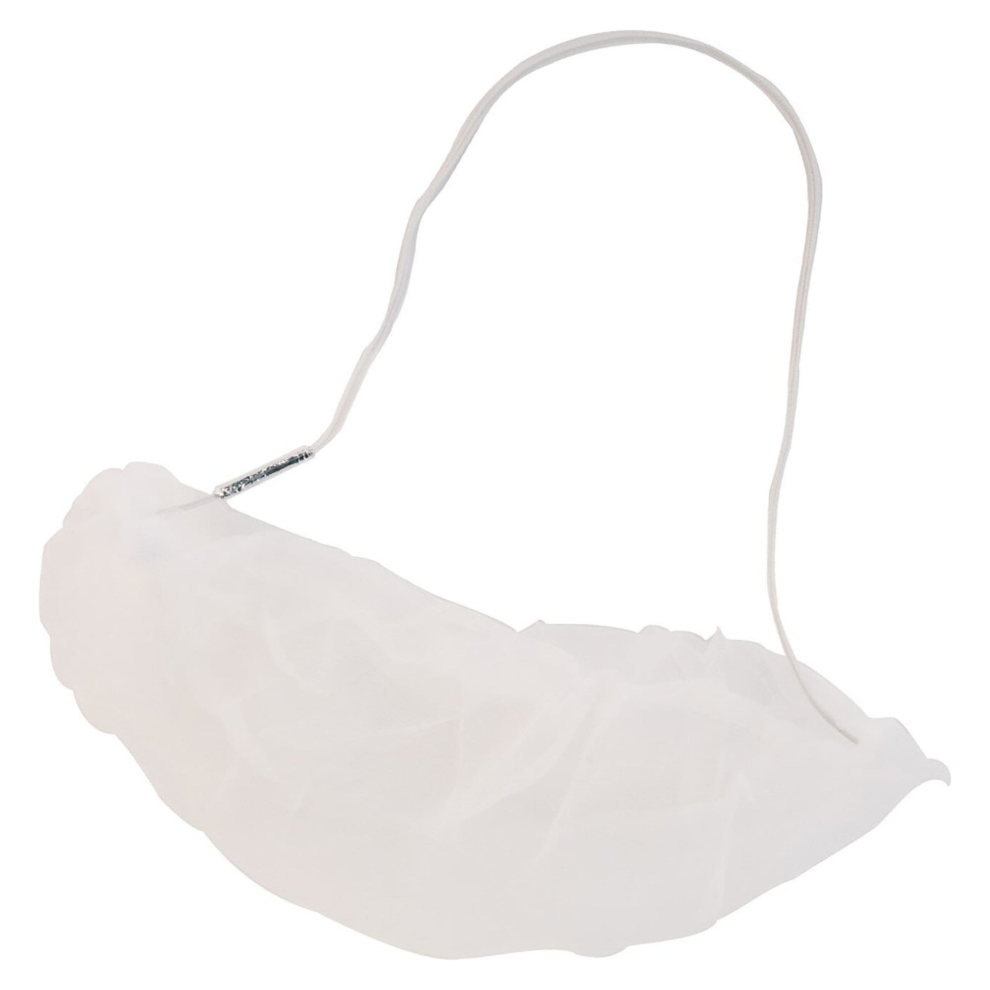 Protège-barbe détectable Hygostar, micromesh nylon, blanc, bande détectable, carton de 200 - Franz Mensch 29216