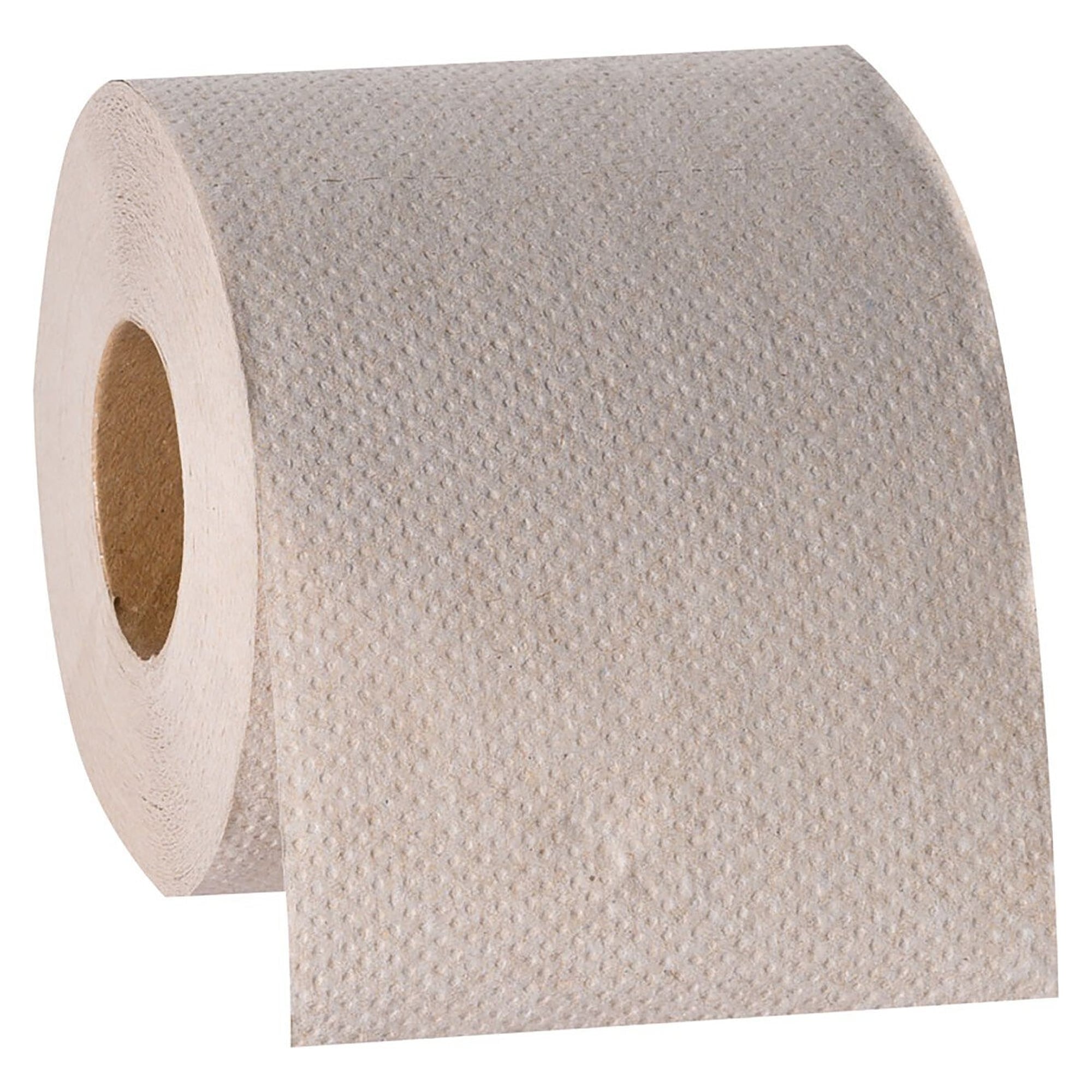 Toilettenpapier 1-lagig, natur, 400 Blatt je Rolle, 9,5 x 11,5 cm, 100 % Recyclingpapier, 8 Rollen - Franz Mensch 30420