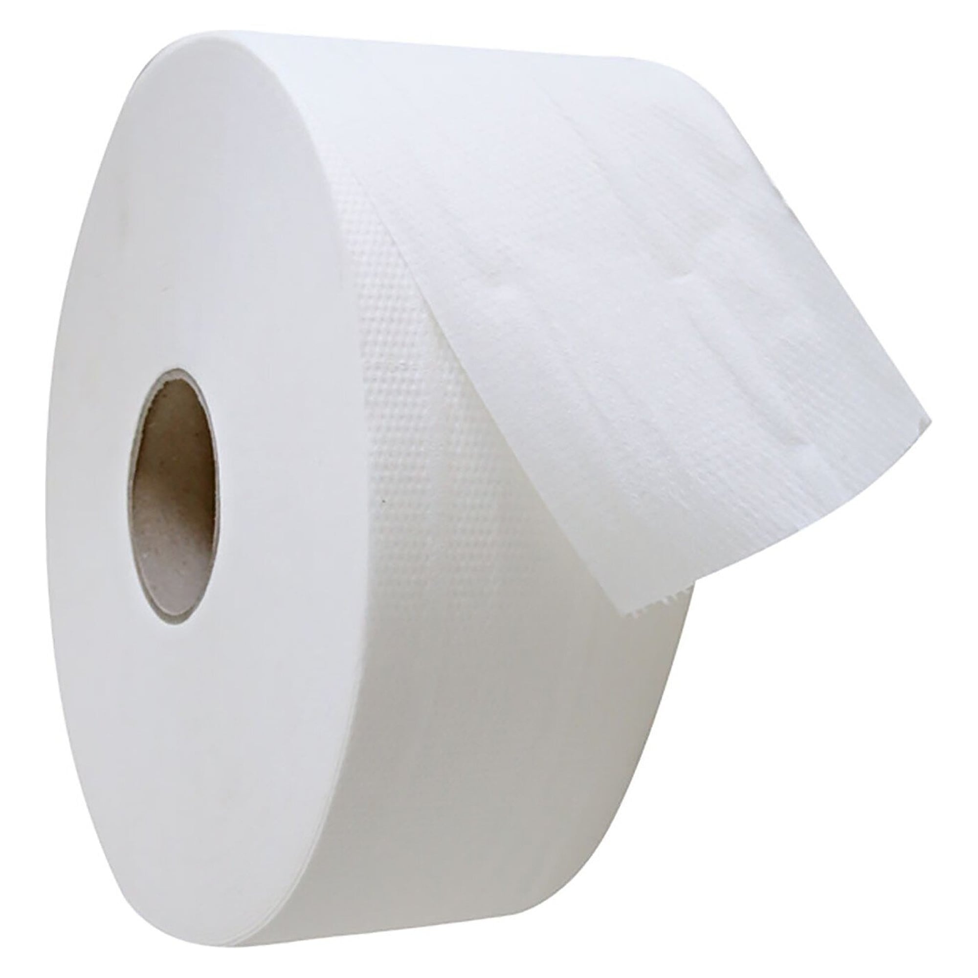 Toilettenpapier Großrolle 2-lagig, weiß, Ø 19 cm, 9 cm breit, 180 m, 100 % Recyclingpapier - Franz Mensch 30430