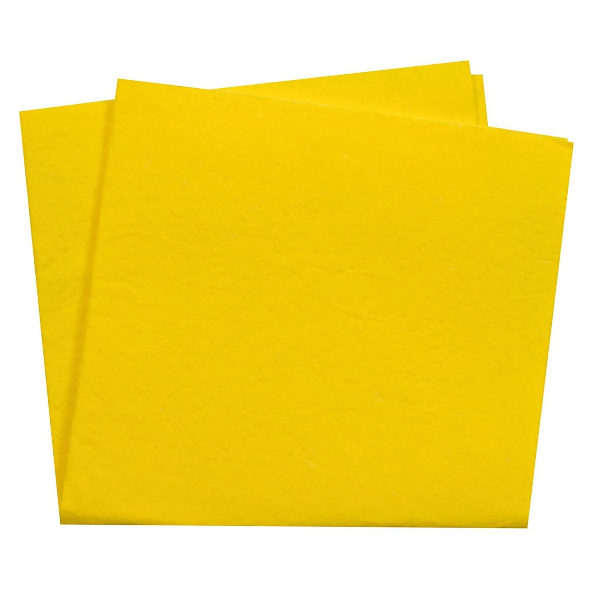 Lavette HygoClean TETRA PREMIUM, jaune, 38 x 40 cm, 145 g/m², lavable à ébullition, 450 pcs - Franz Mensch 3142